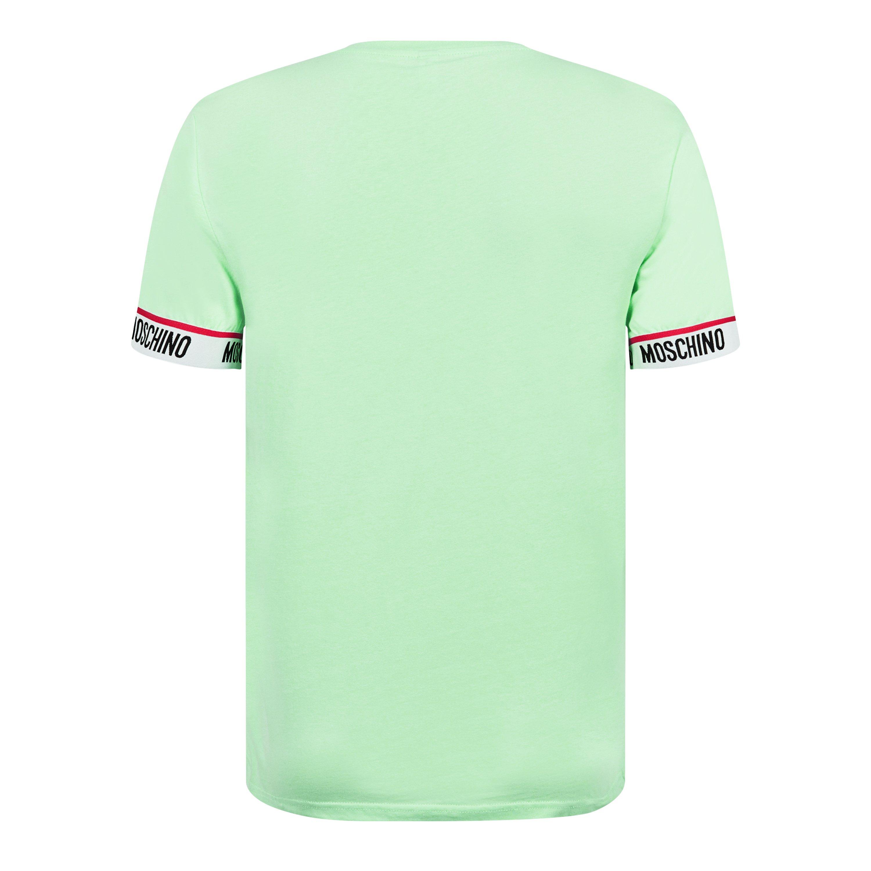 Green - Moschino - Logo Band T-Shirt - 6