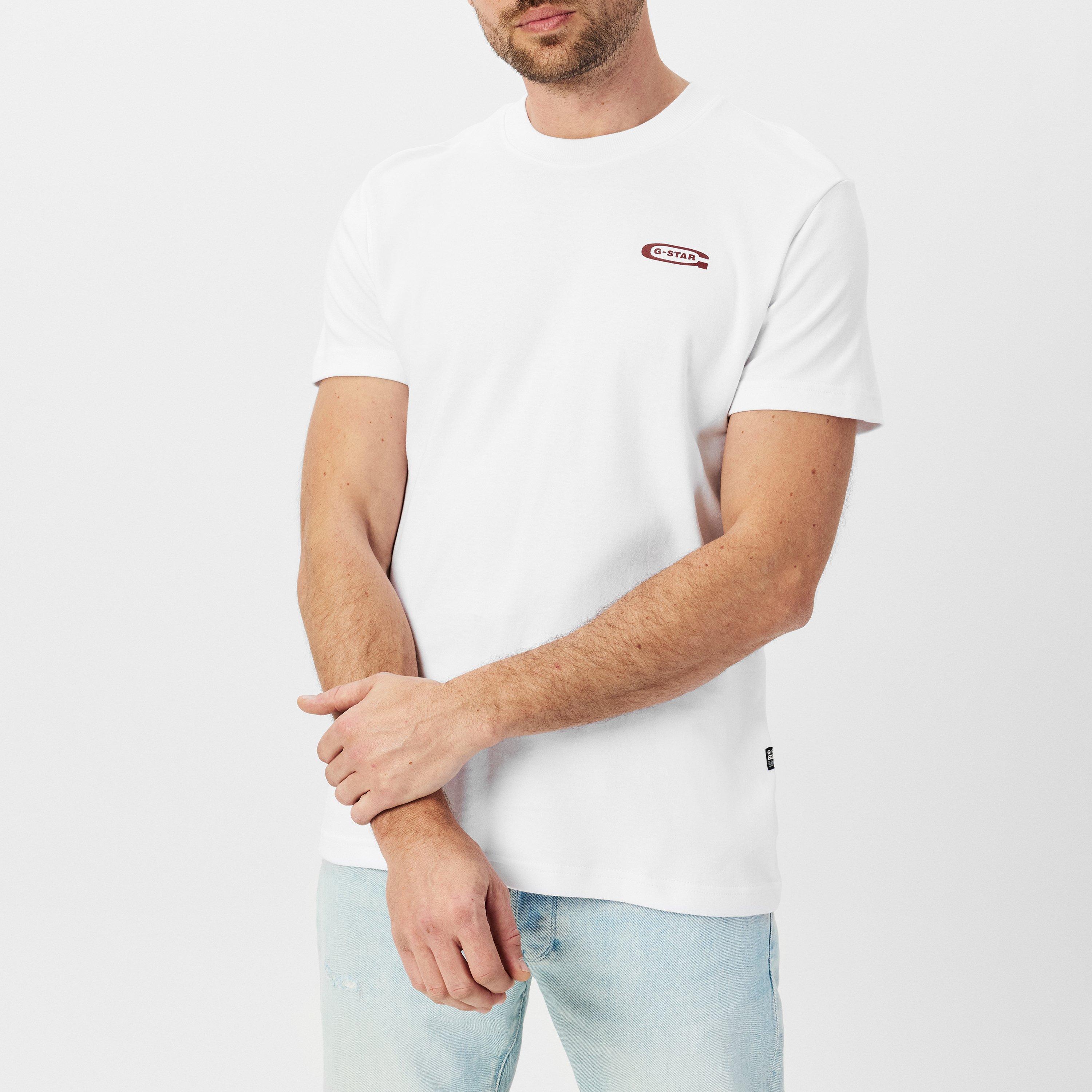 Bianco - G Star - Scaffolding Graphic T-Shirt - 3