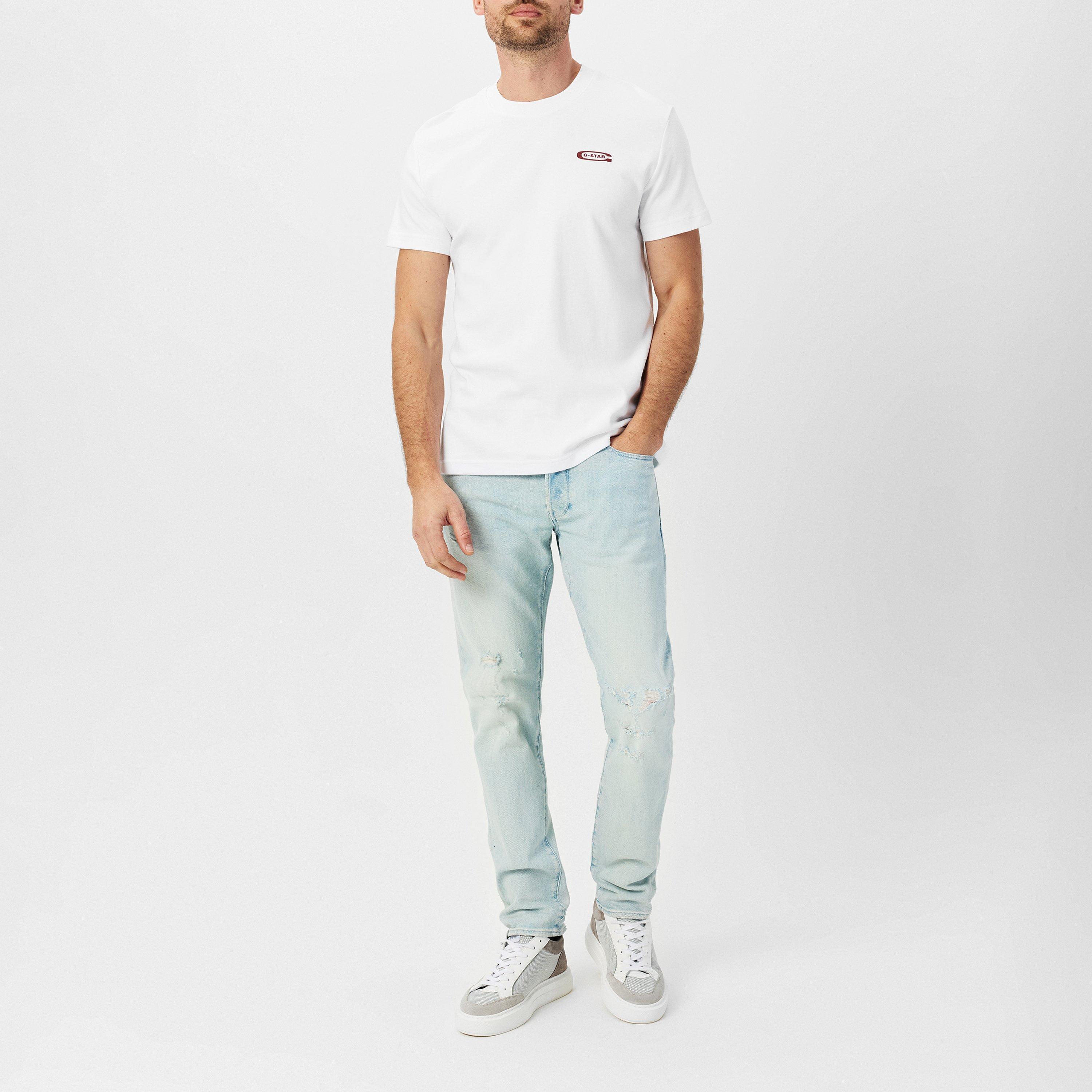 Bianco - G Star - Scaffolding Graphic T-Shirt - 6