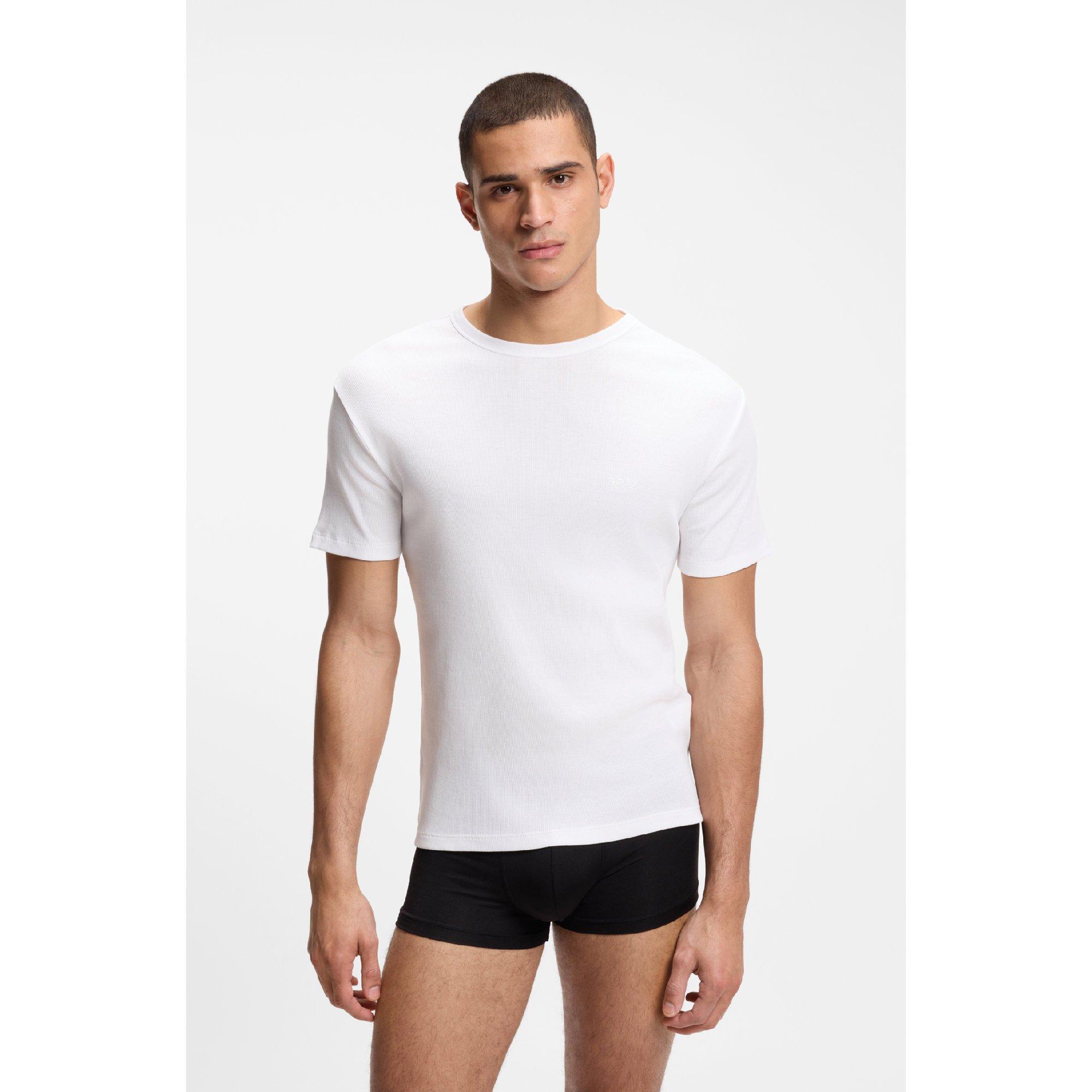 White - Hugo - Hugo TShirtRN 2P Rib Sn99 - 2