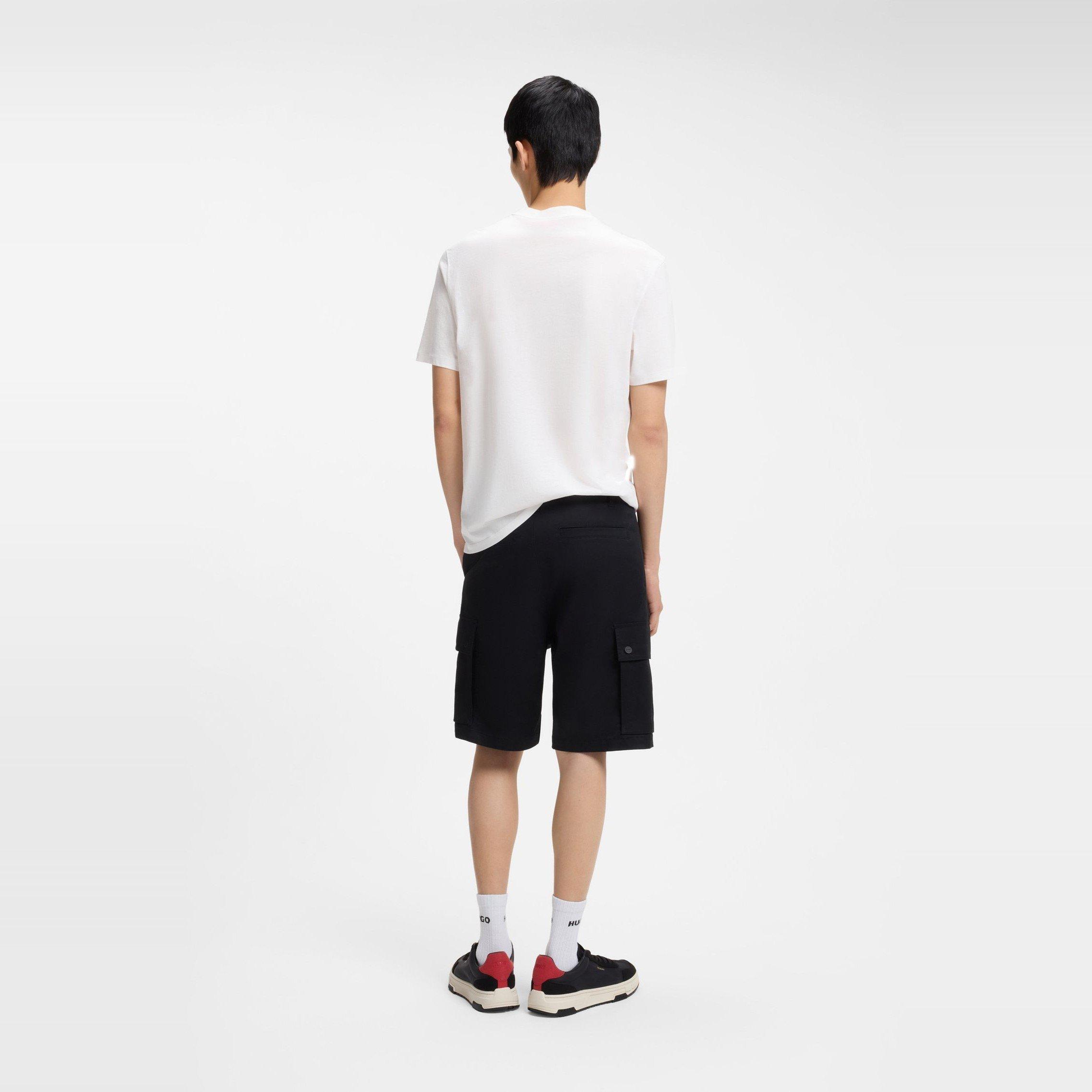 Natural - Hugo - Men's Dikerd Graphic Cotton Short-Sleeve T-Shirt - 3
