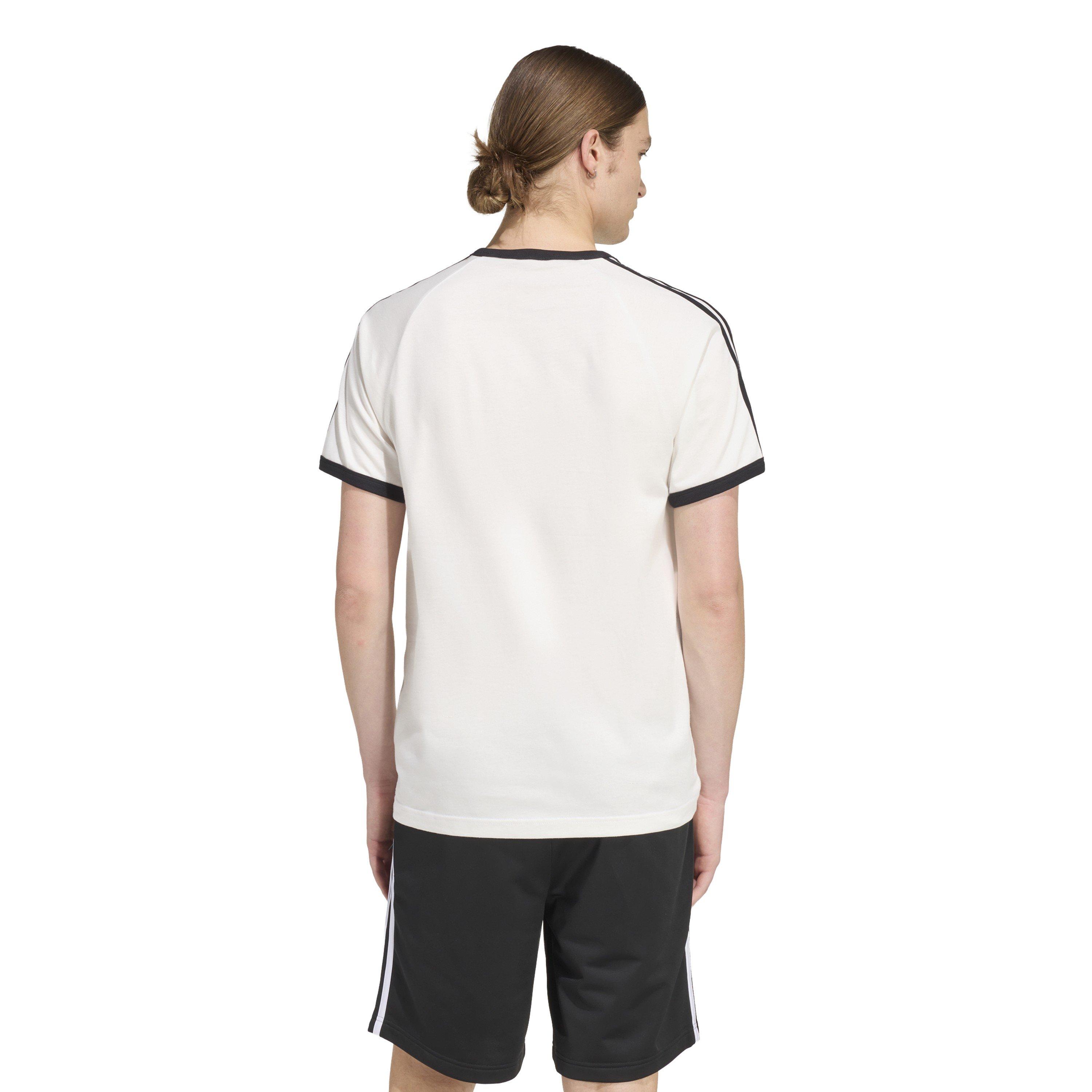 White - adidas Originals - Mens 3 Stripes T-Shirt - 3