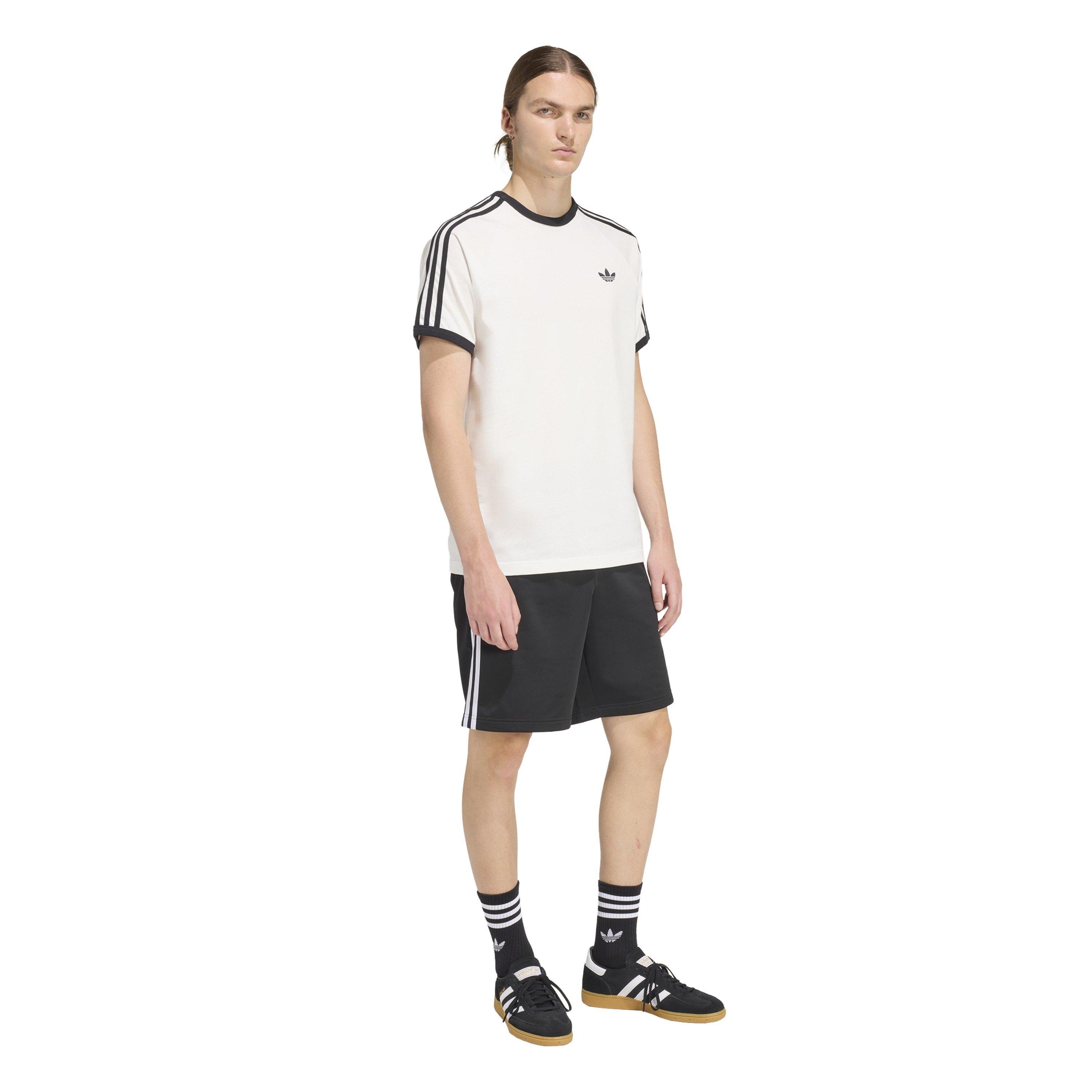 White - adidas Originals - Mens 3 Stripes T-Shirt - 6