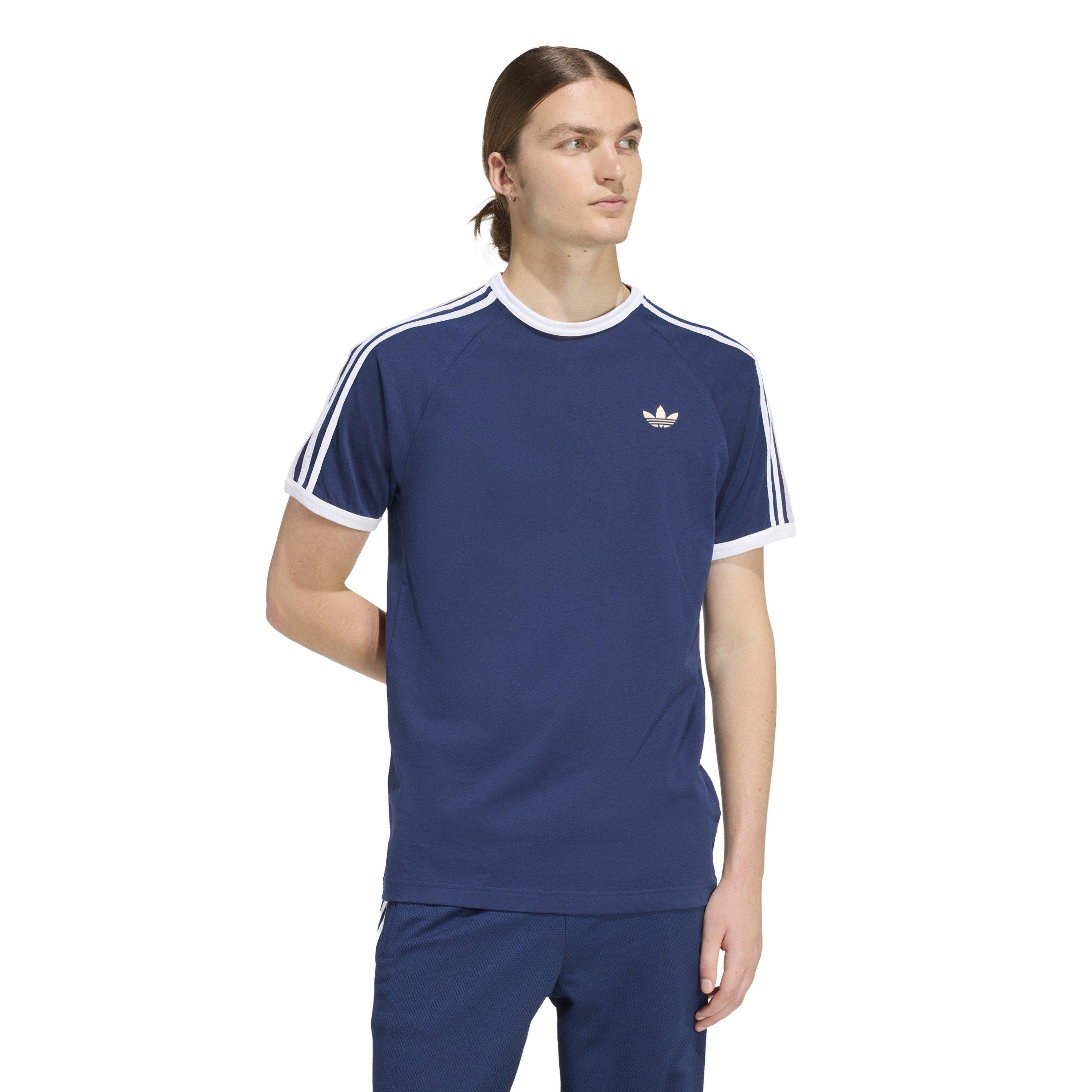 Night Indigo - adidas Originals - Mens 3 Stripes T-Shirt - 2
