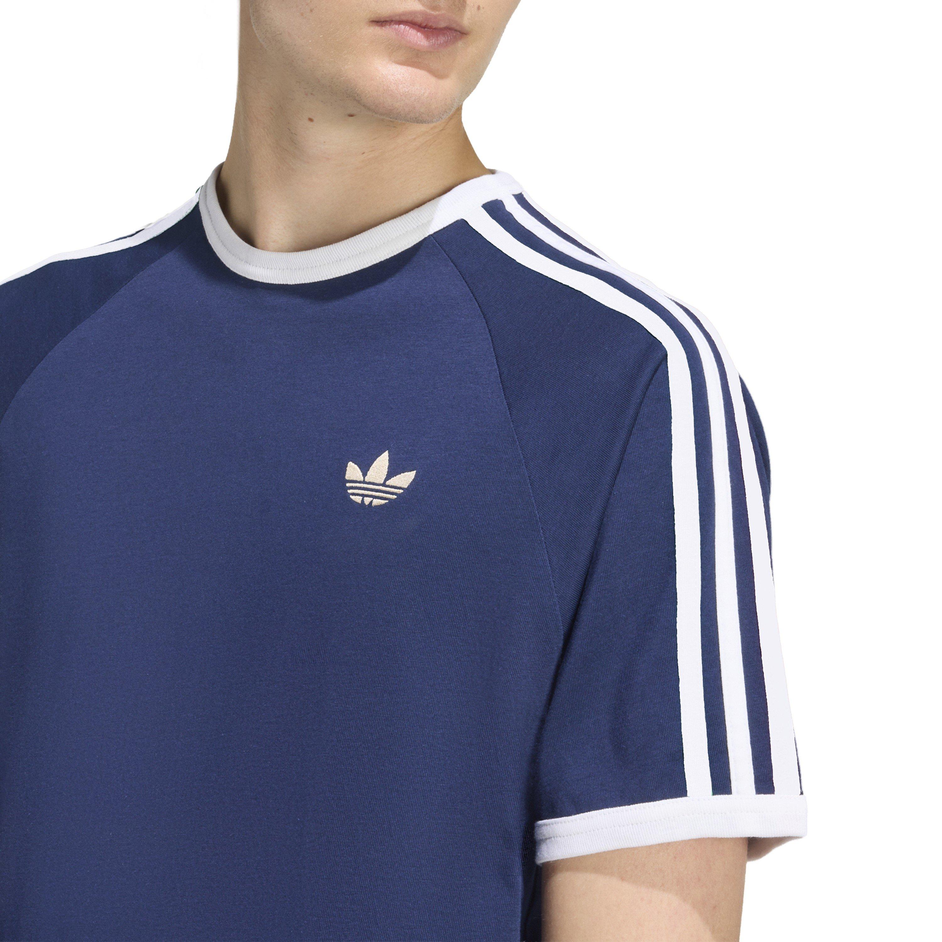 Night Indigo - adidas Originals - Mens 3 Stripes T-Shirt - 4