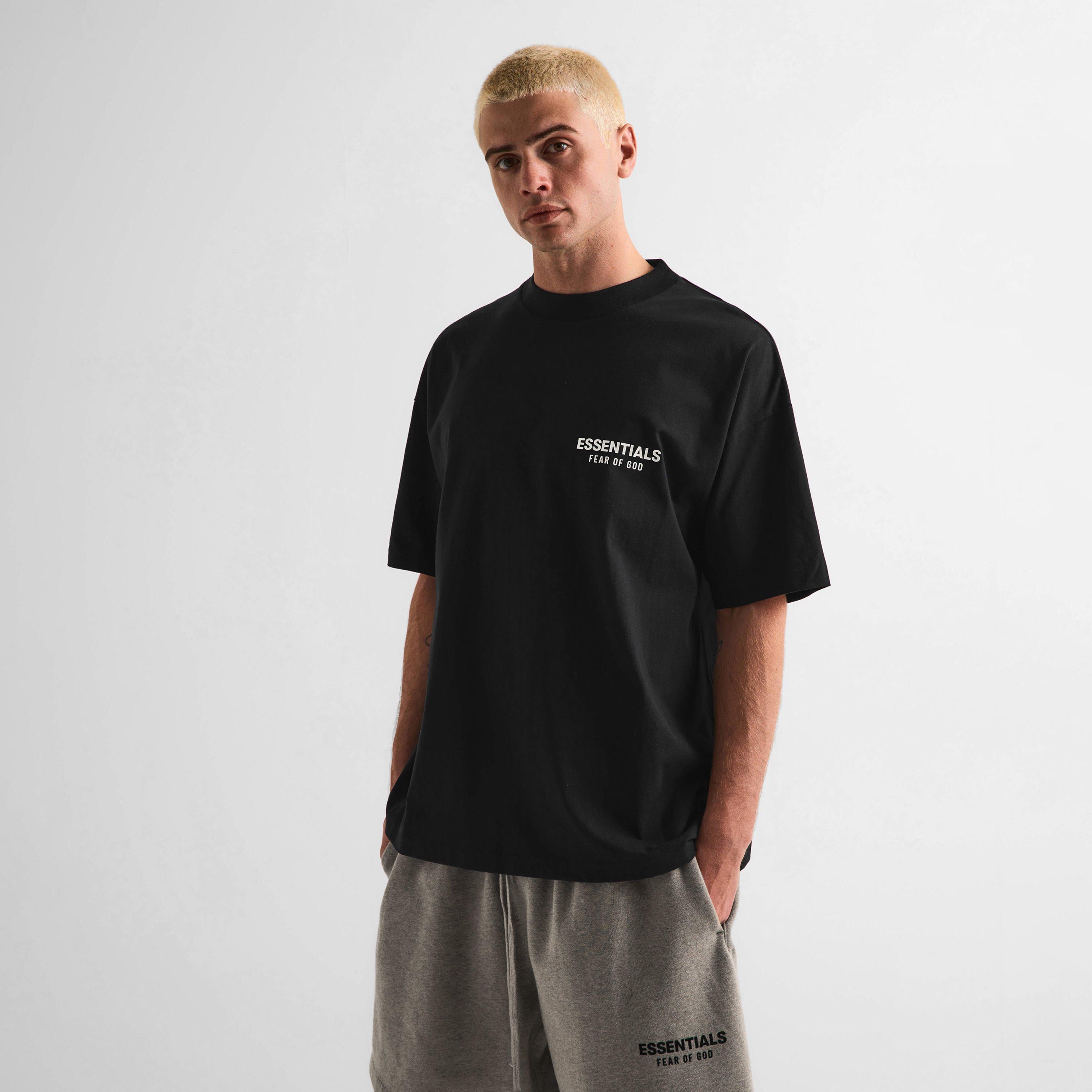 Jet Black - Fear Of God Essentials - Men's T-Shirt - 3