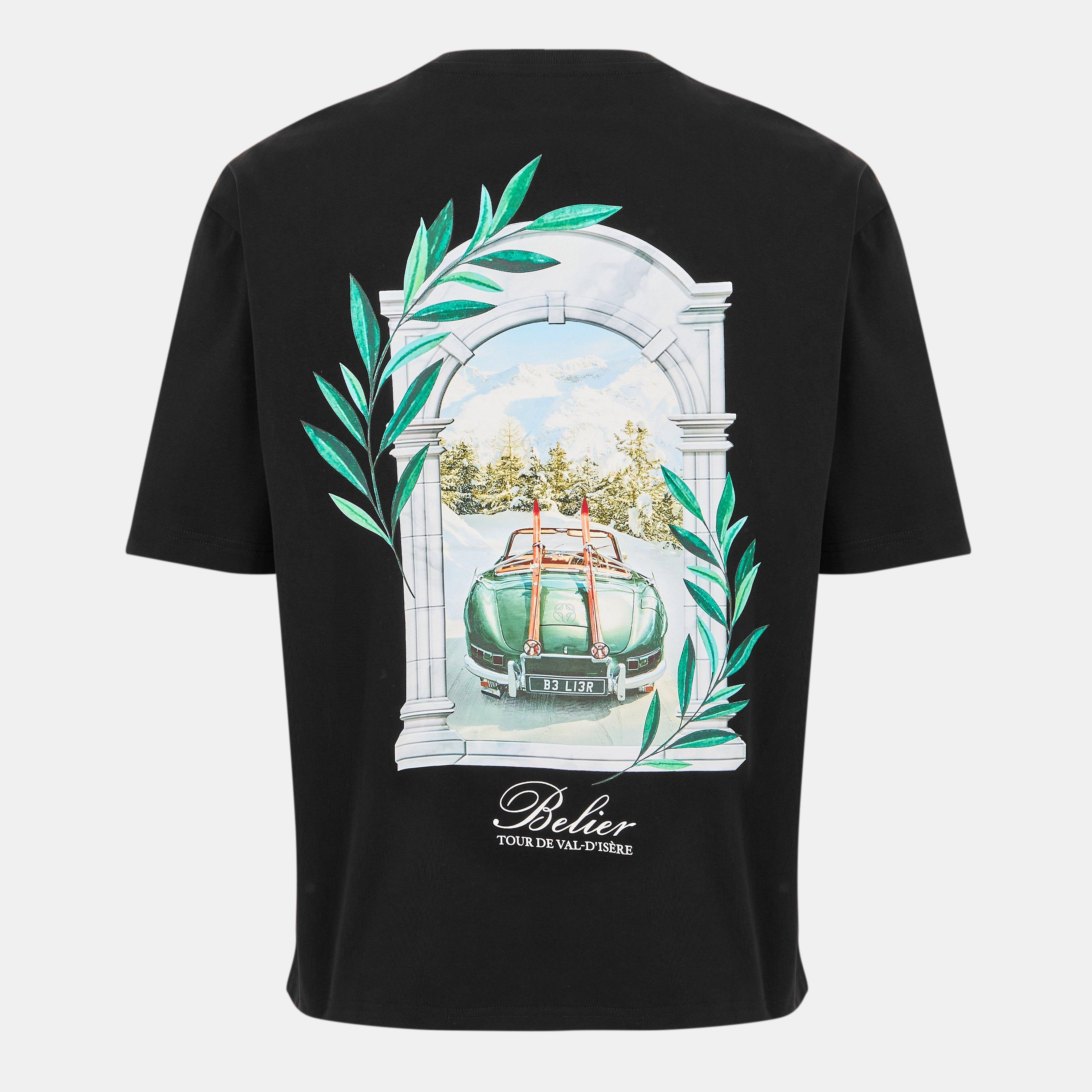 Black - BELIER - Men's Valdisere Regular Fit T-Shirt - 2