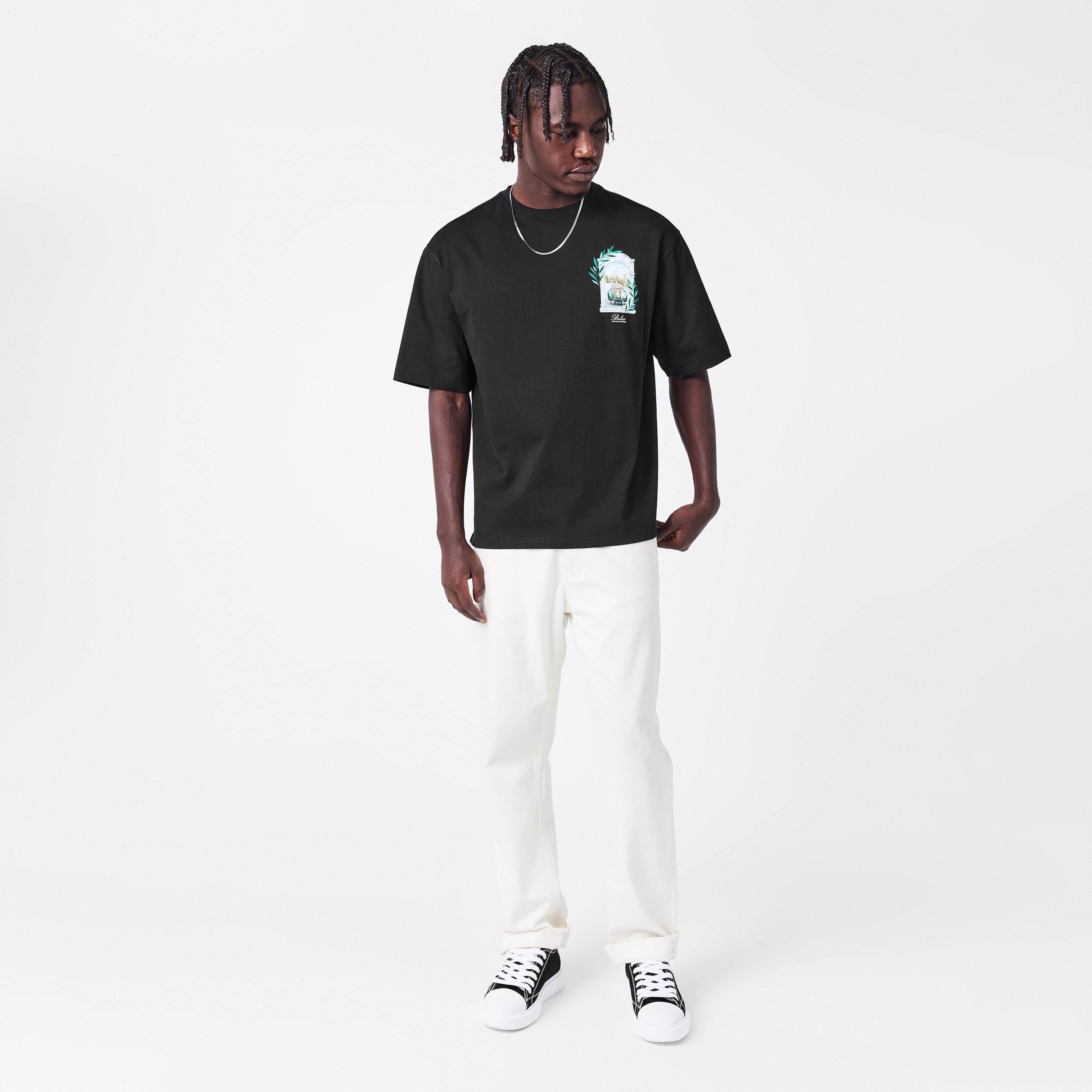 Black - BELIER - Men's Valdisere Regular Fit T-Shirt - 6