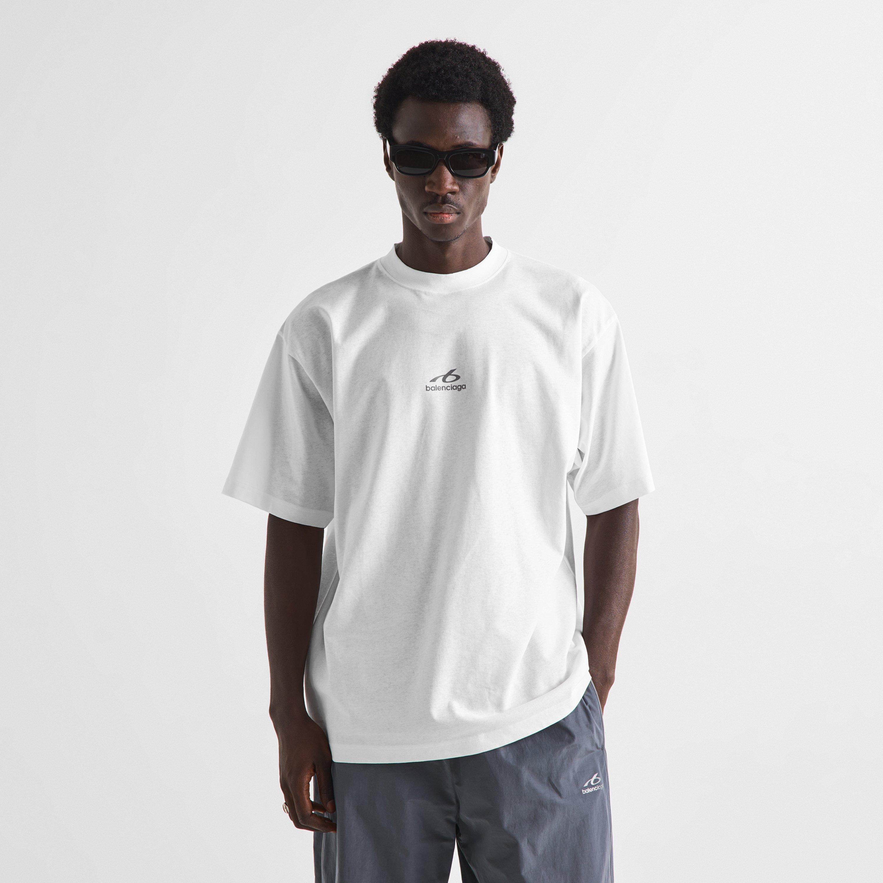 White - Balenciaga - Bal Sports Tee Sn64 - 3