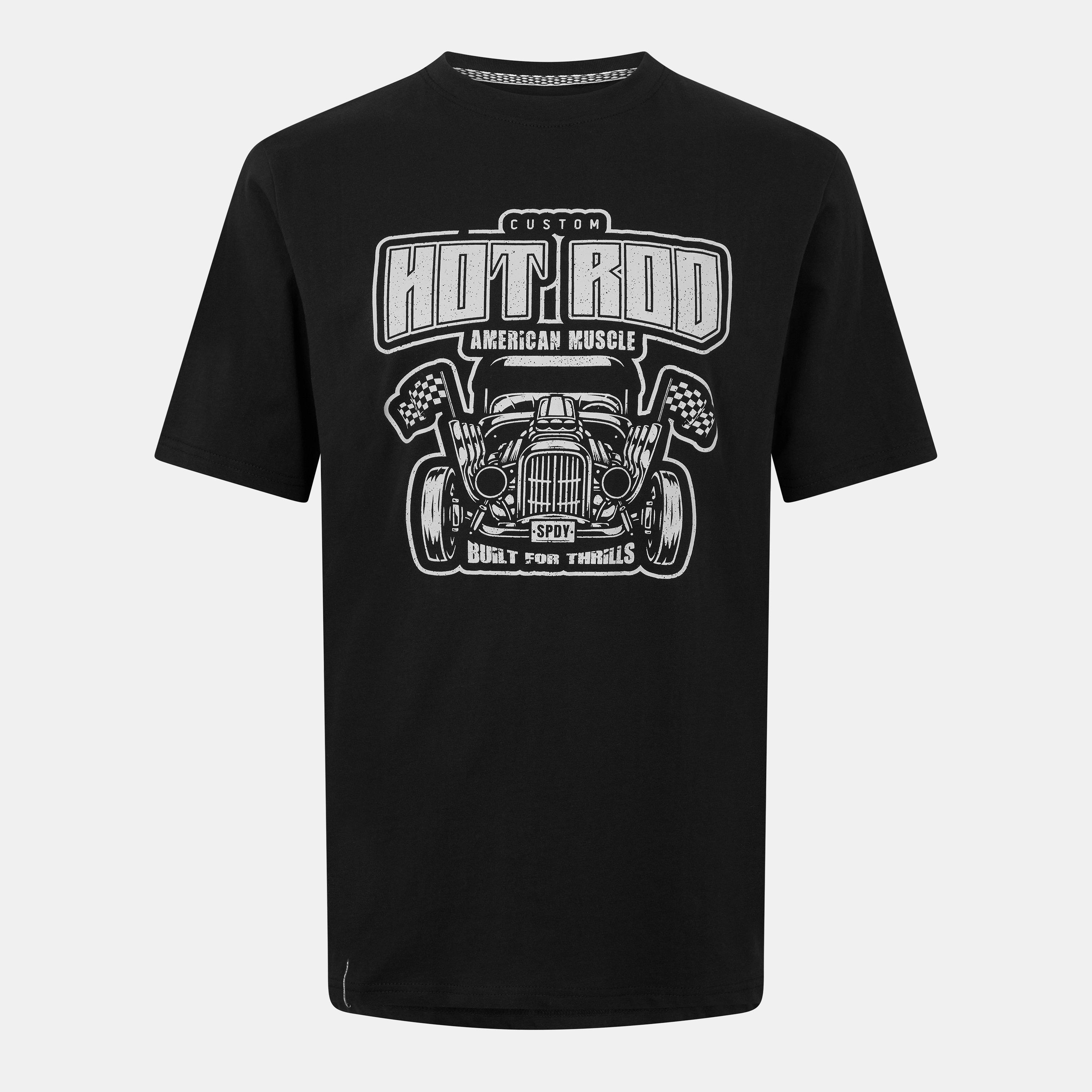 Black - Threadbare - Men's Regular Fit T-Shirt - 1