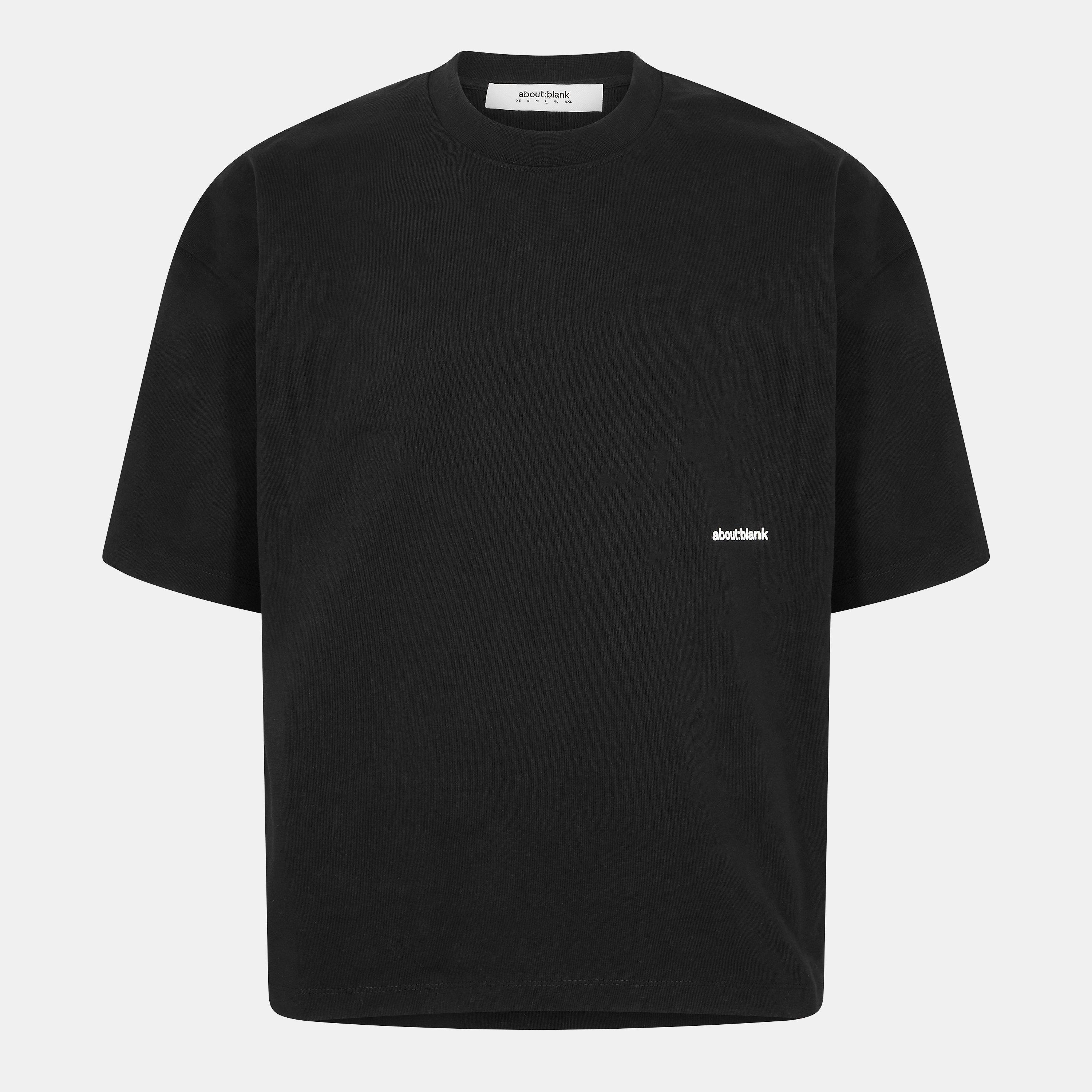 Black/Ecru - about:blank - Mens Box T-Shirt - 1