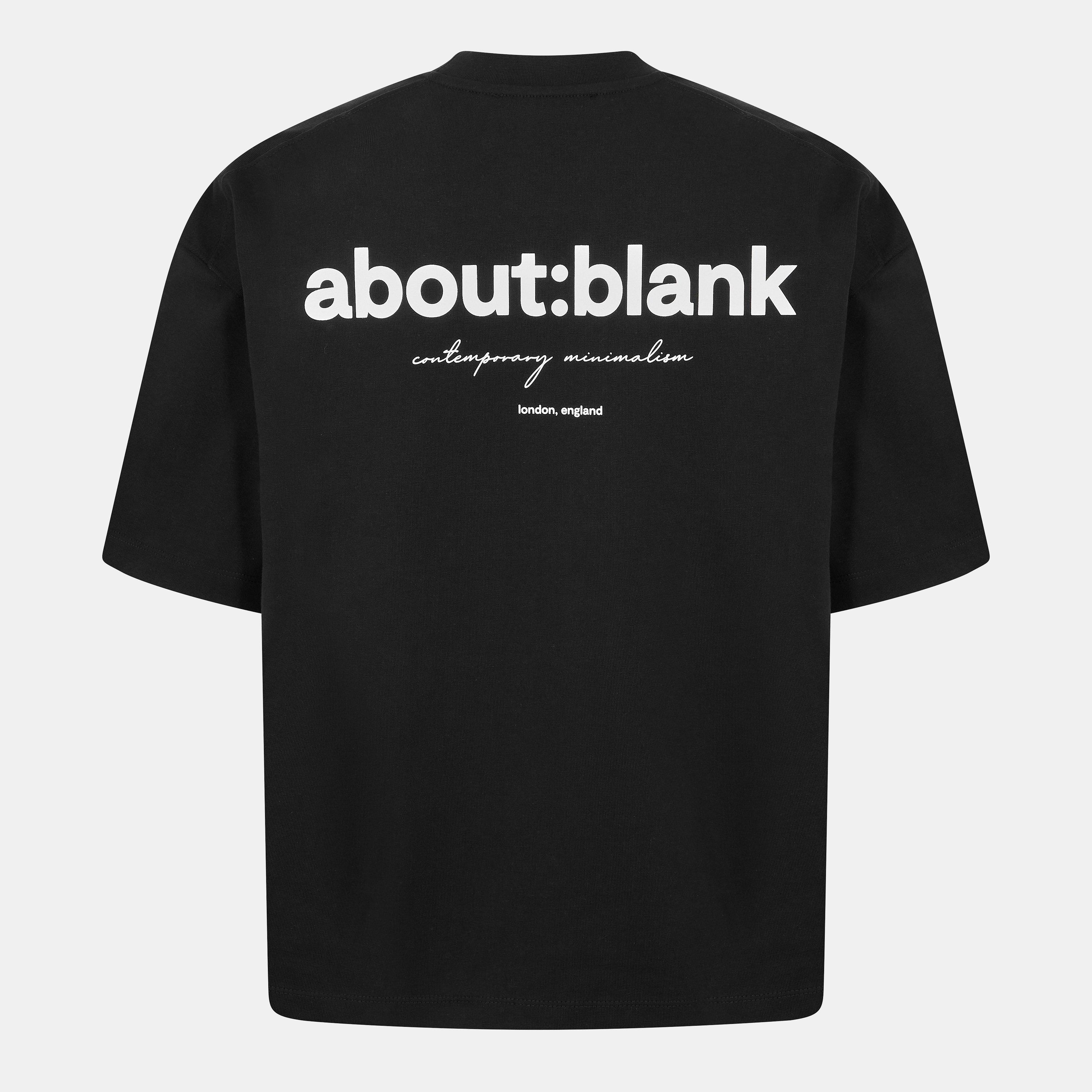 Black/Ecru - about:blank - Mens Box T-Shirt - 2