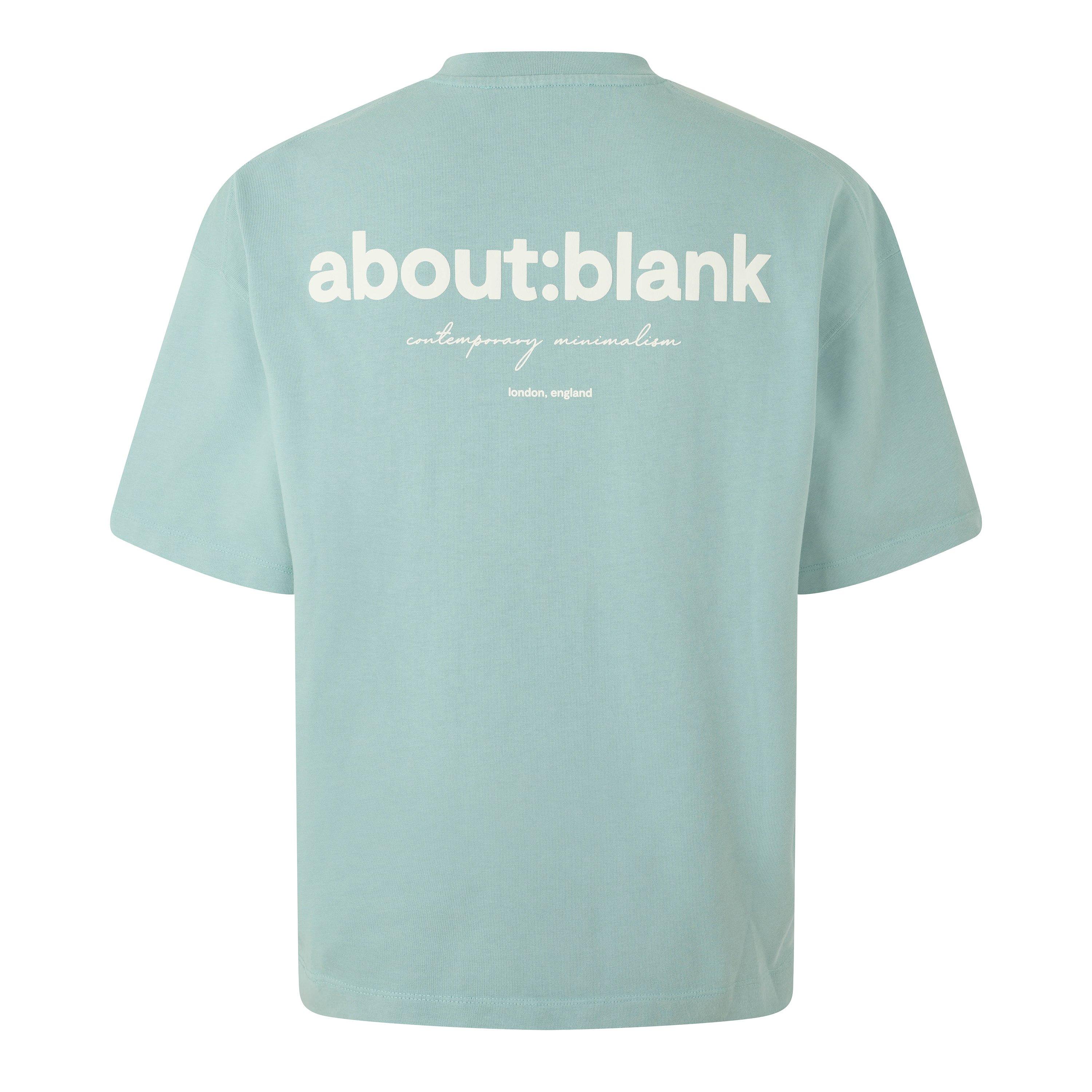 Blue/Ecru - about:blank - Mens Box T-Shirt - 2