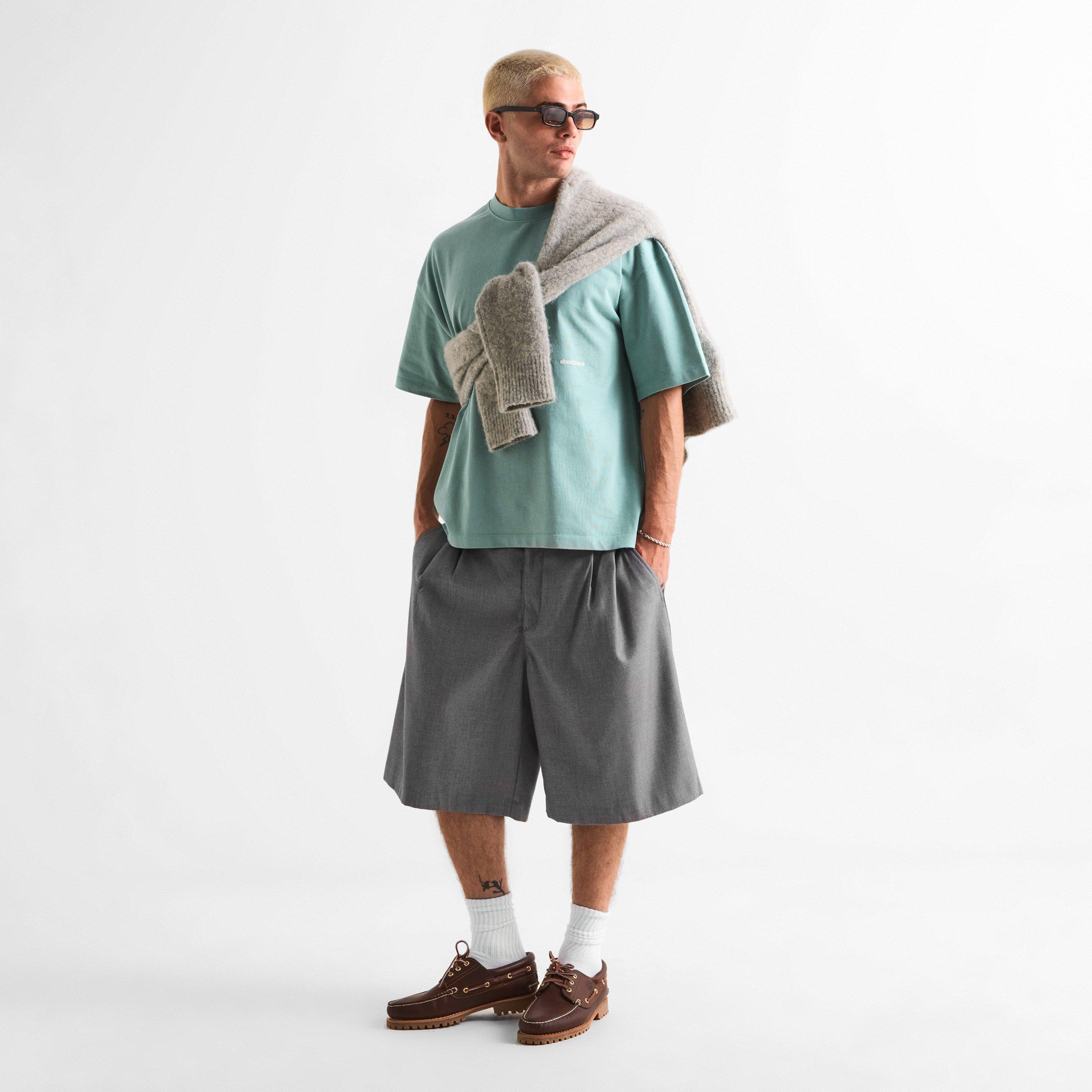 Blue/Ecru - about:blank - Mens Box T-Shirt - 6