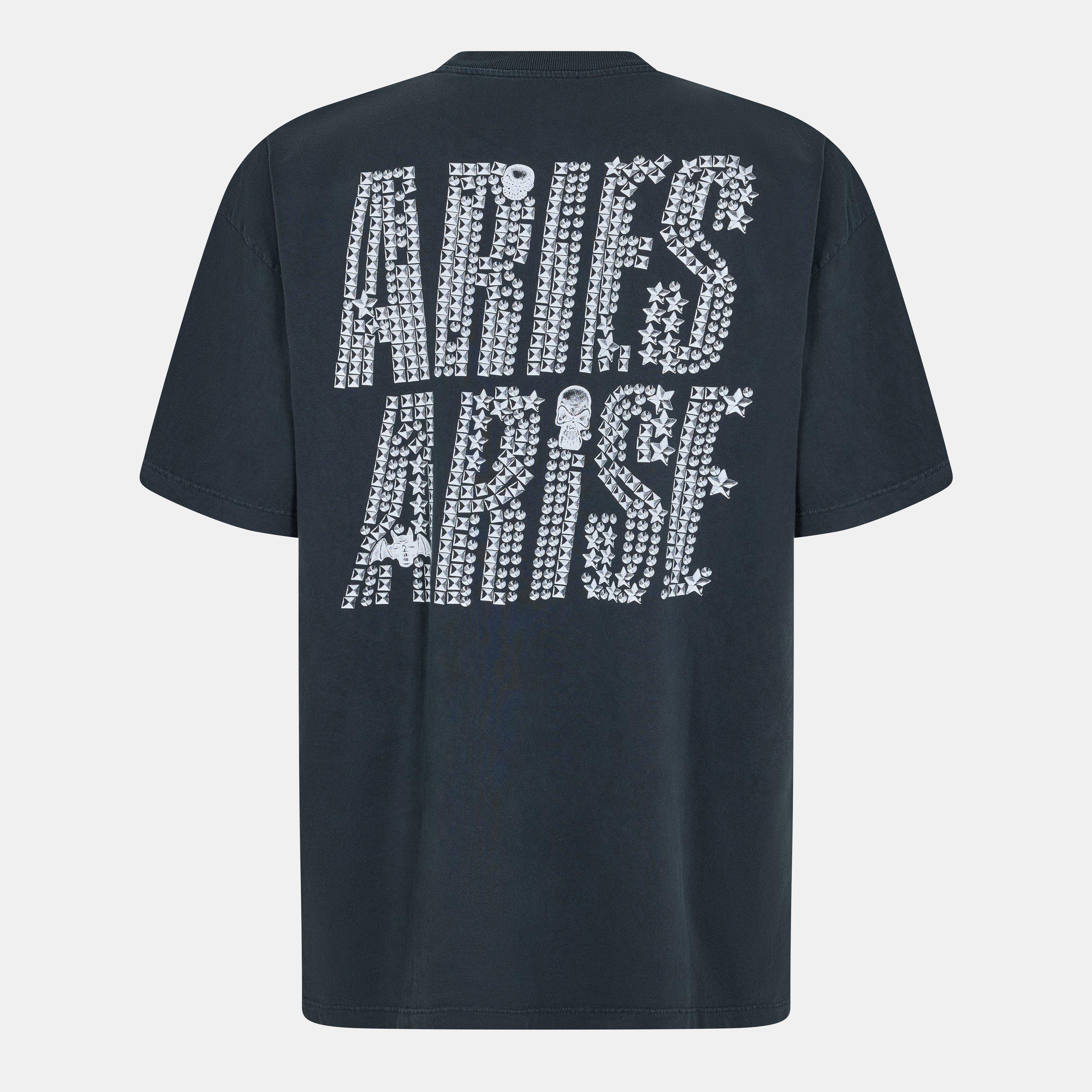 Black - Aries - Aries Studmeg Tee Sn61 - 2