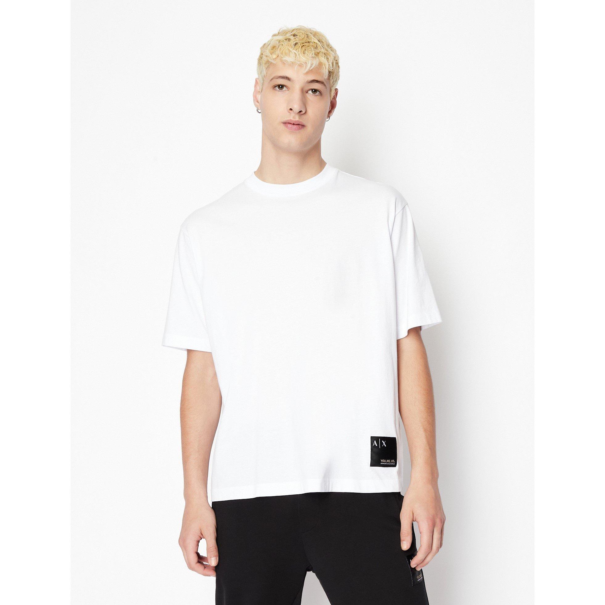 White - Armani Exchange - Men's Regular Fit T-Shirt - 2