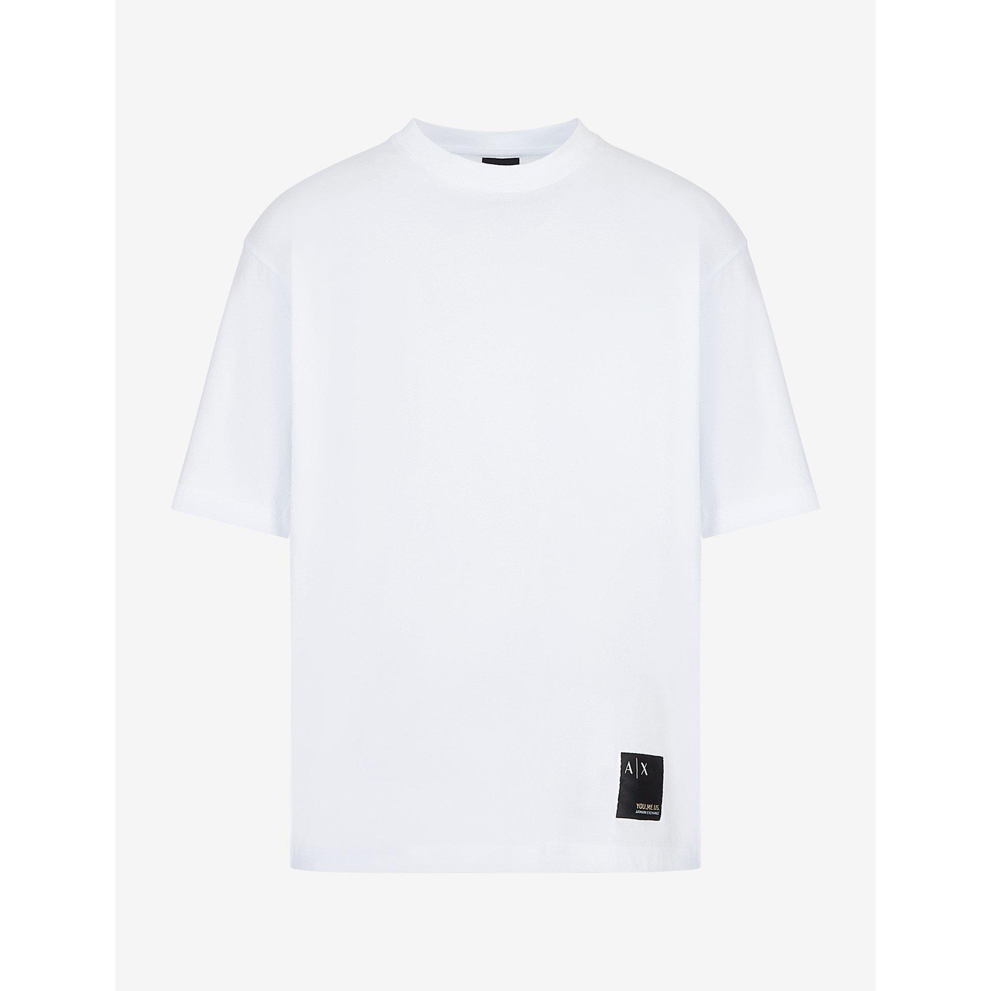 White - Armani Exchange - Men's Regular Fit T-Shirt - 4