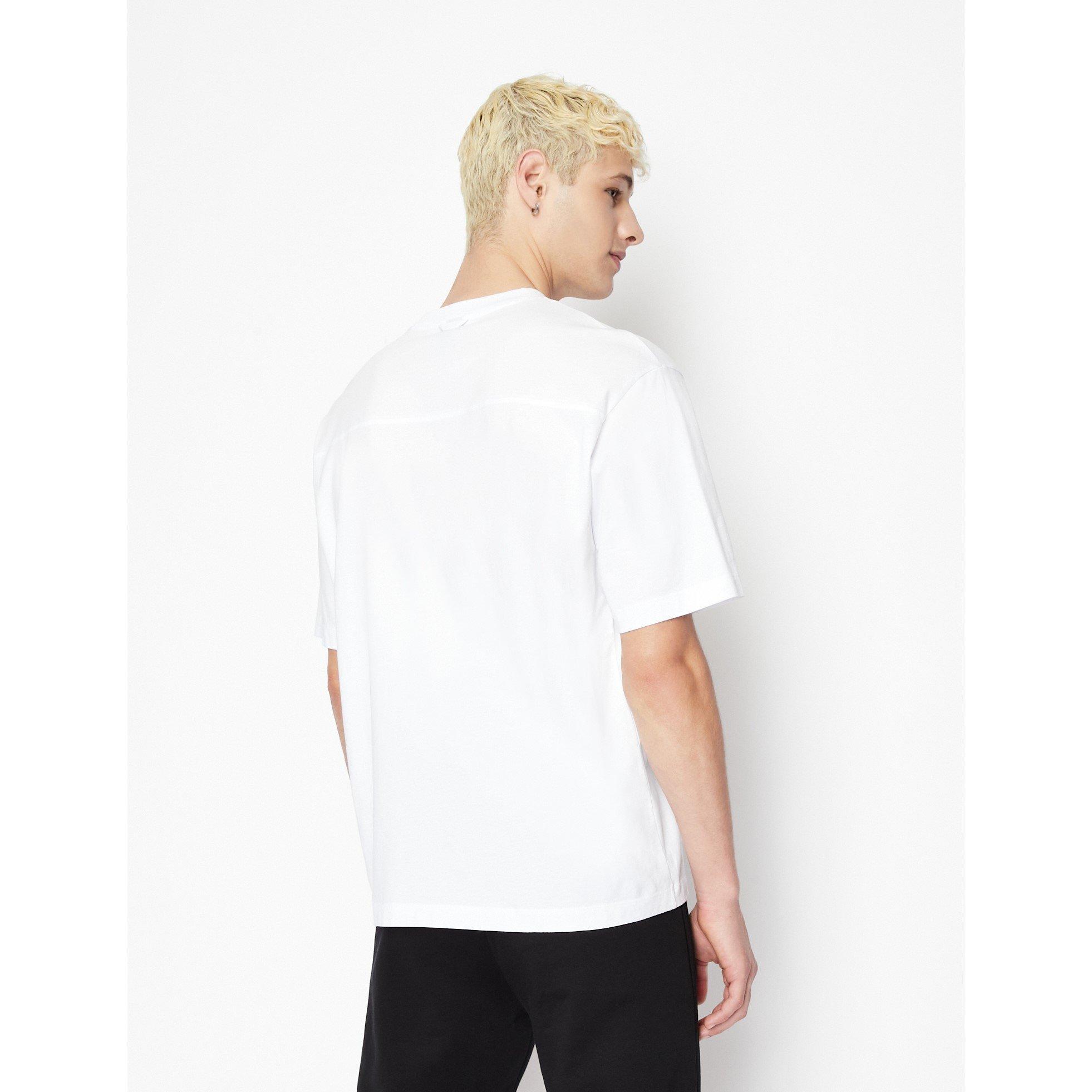 White - Armani Exchange - Men's Regular Fit T-Shirt - 3