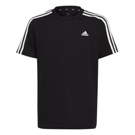 adidas Essentials 3 Stripes Juniors T Shirt