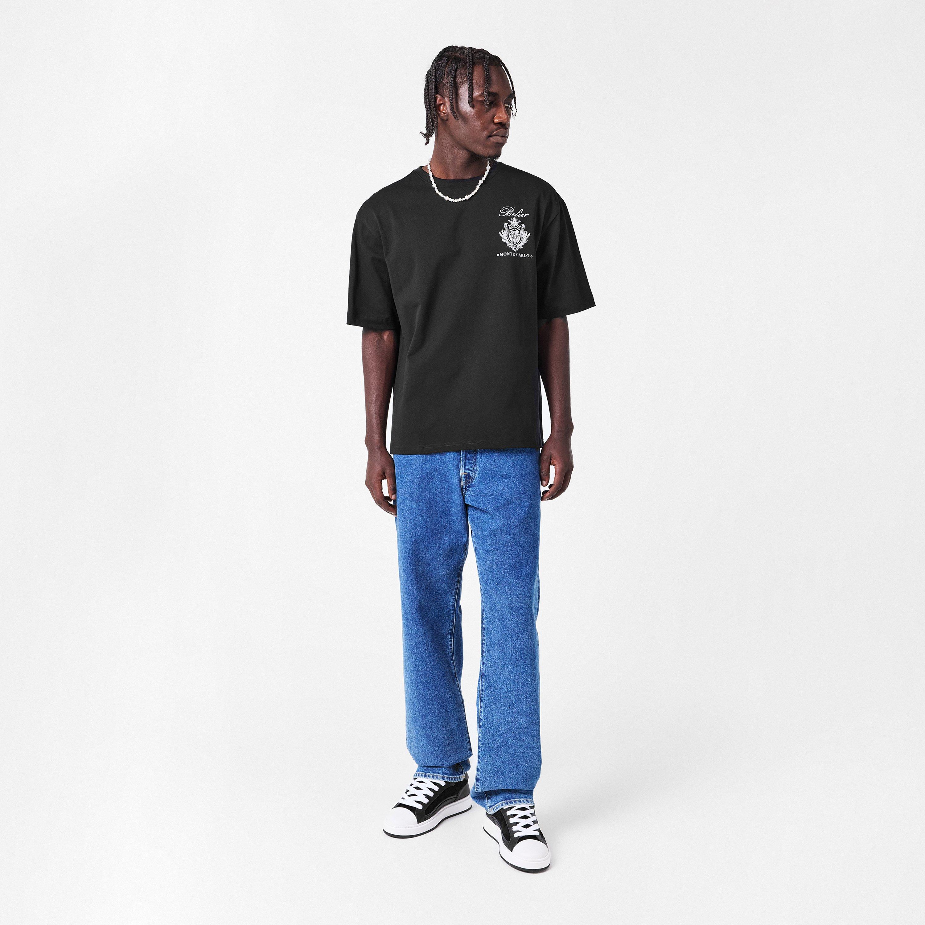 Black - BELIER - Men's Monte Carlo Regular Fit T-Shirt - 6