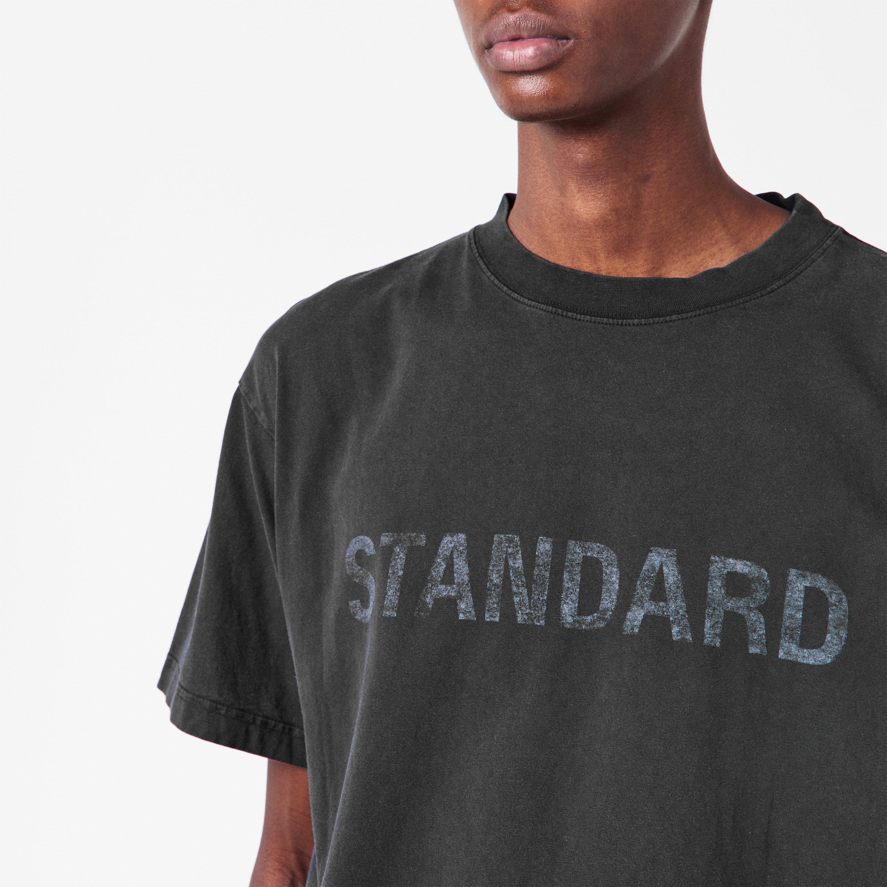 Fade Wash Black - Balenciaga - Men's Regular Fit T-Shirts - 5