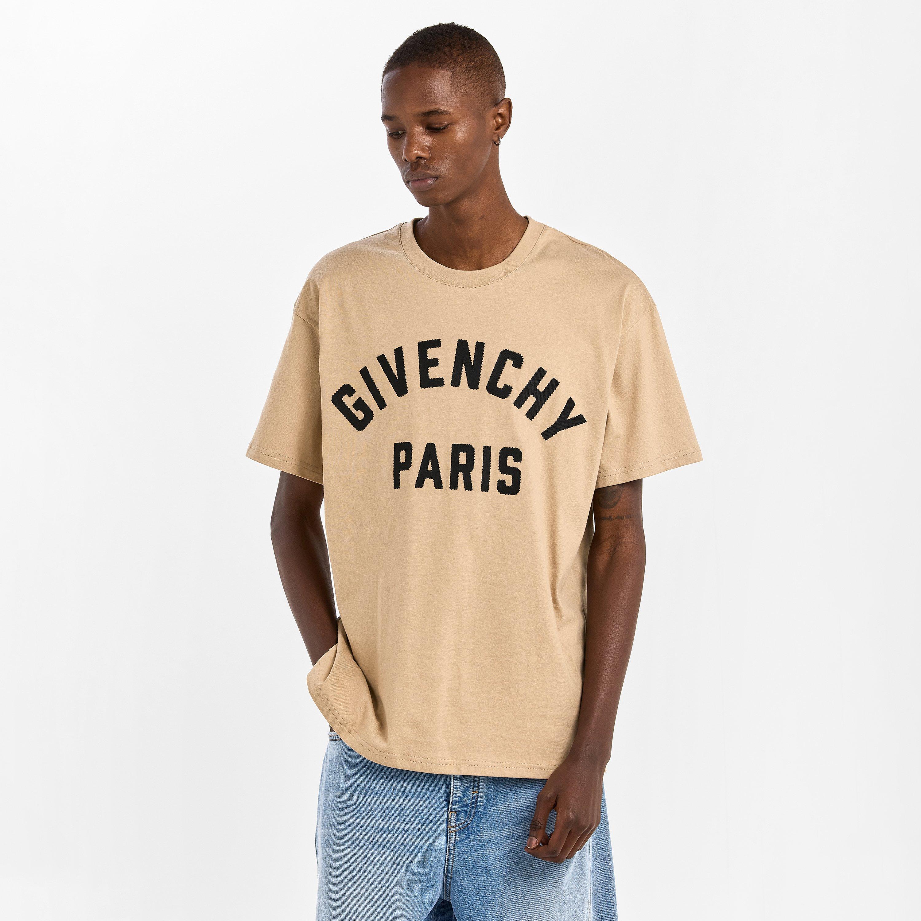 Beige - GIVENCHY - Men's GIV Paris T-Shirt - 3