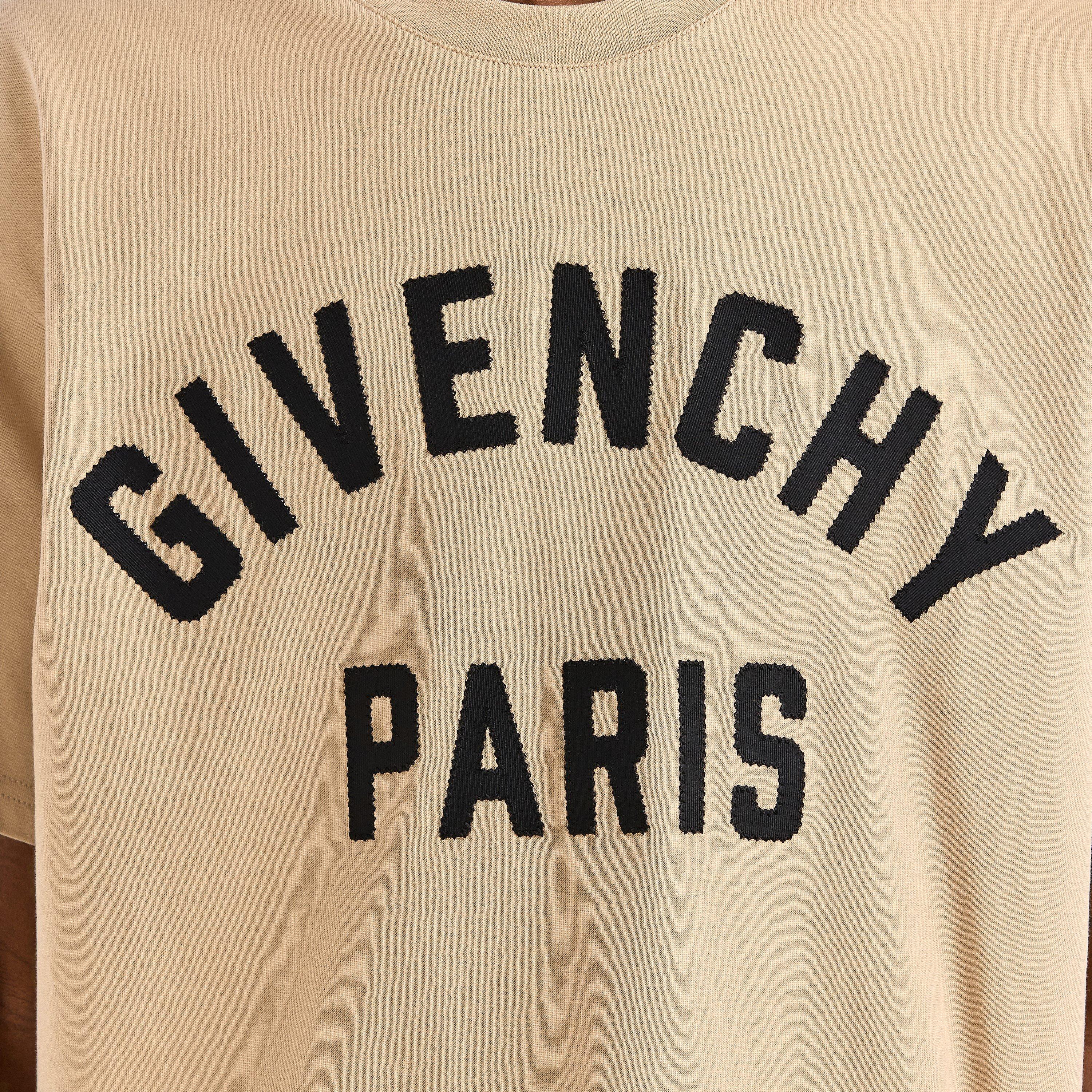 Beige - GIVENCHY - Men's GIV Paris T-Shirt - 5