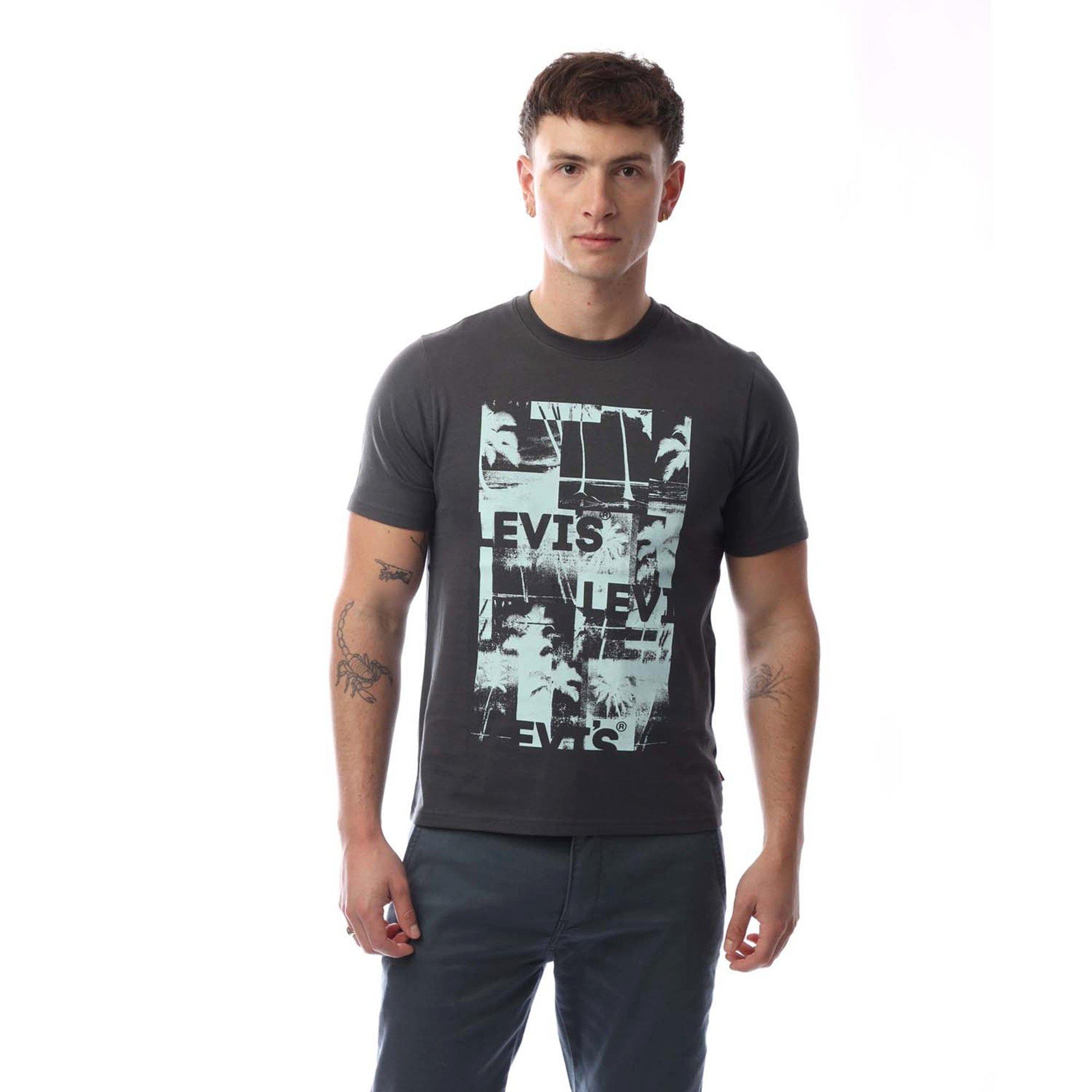 HP Black Oyster - Levis - Men's Short-Sleeve Relaxed Fit Oversized T-Shirt - 1