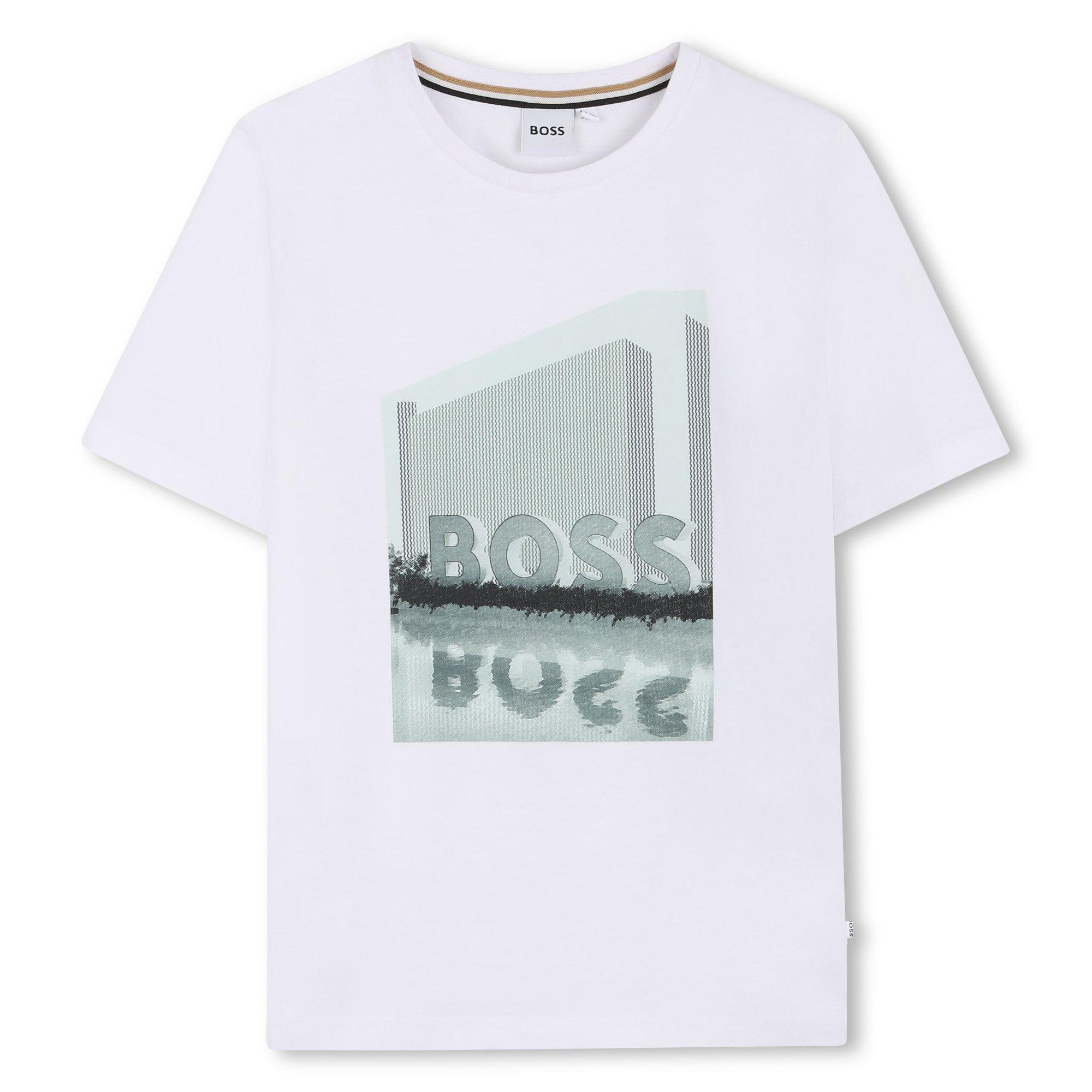 Blanc - Boss - Boss SS T Shirt Jn63 - 1