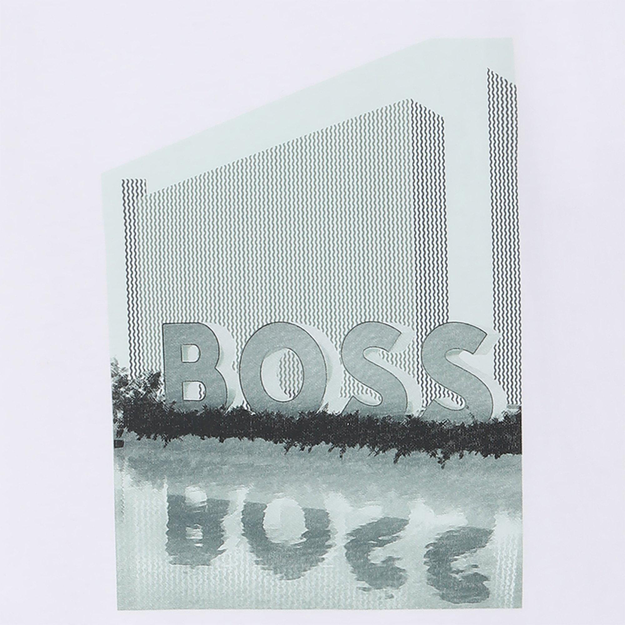 Blanc - Boss - Boss SS T Shirt Jn63 - 3