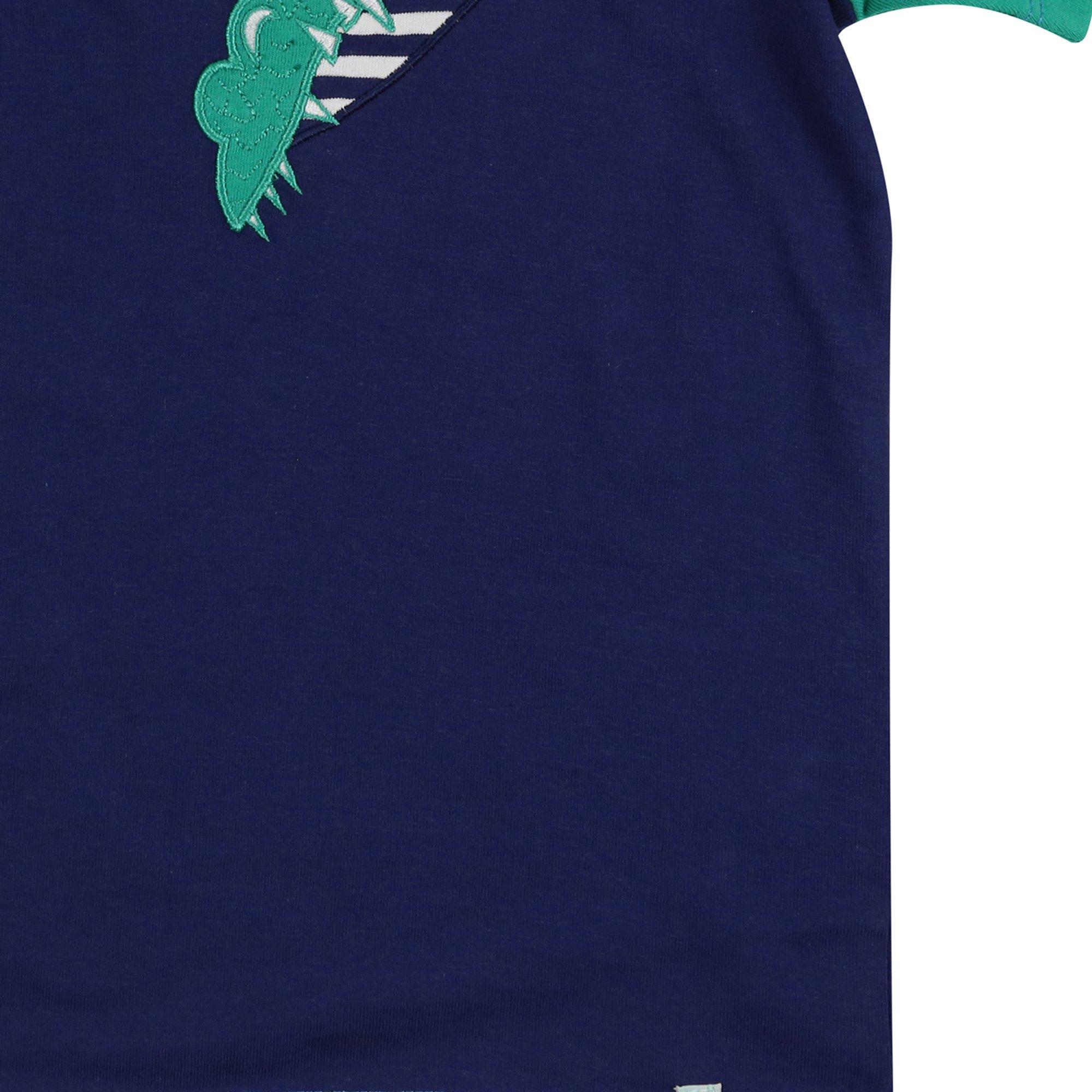 Blu navy - Lilly and Sid - Regular Fit Crocodile T-Shirt - 4