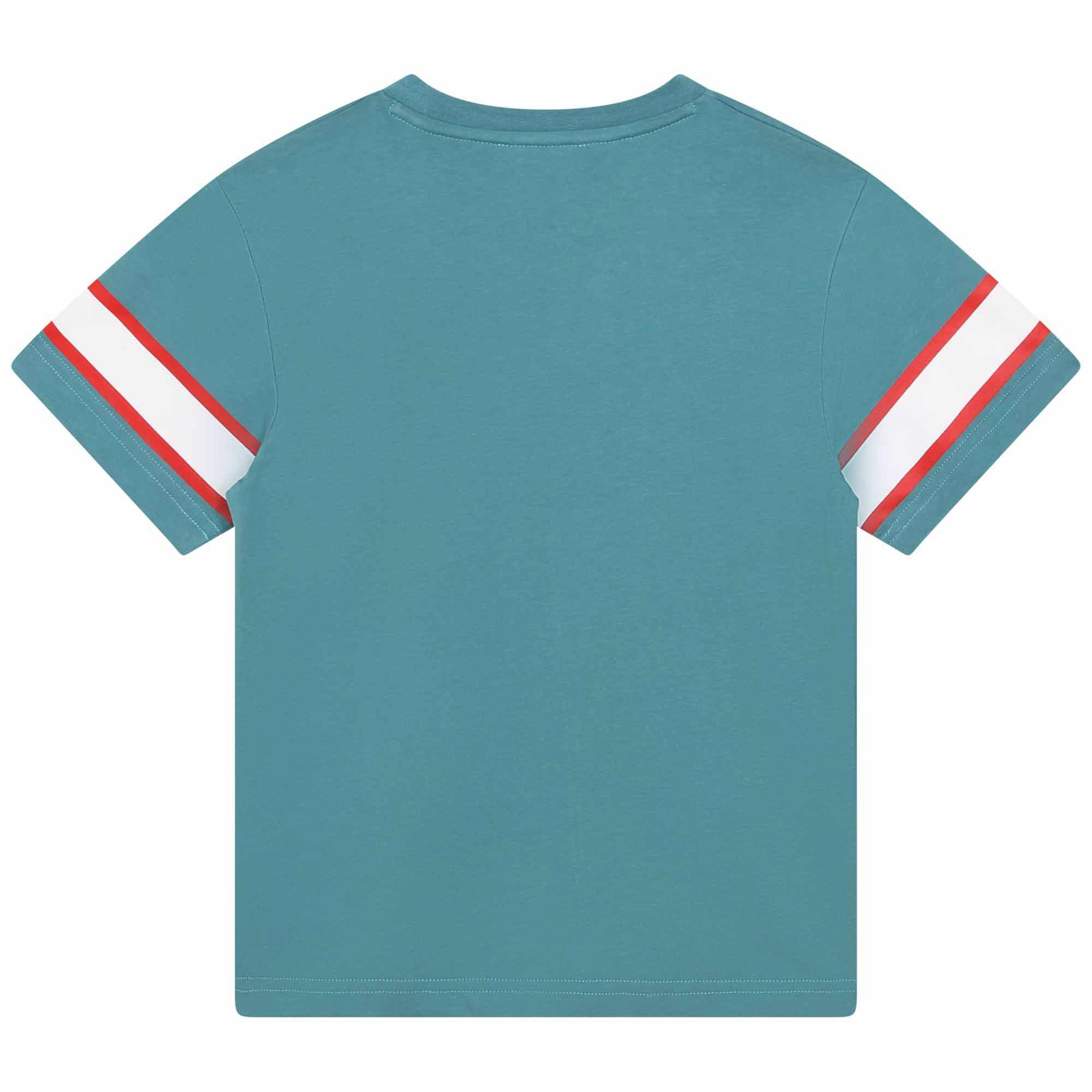 Turquoise 763 - DKNY - Kids' Logo Regular Fit T-Shirt - 3