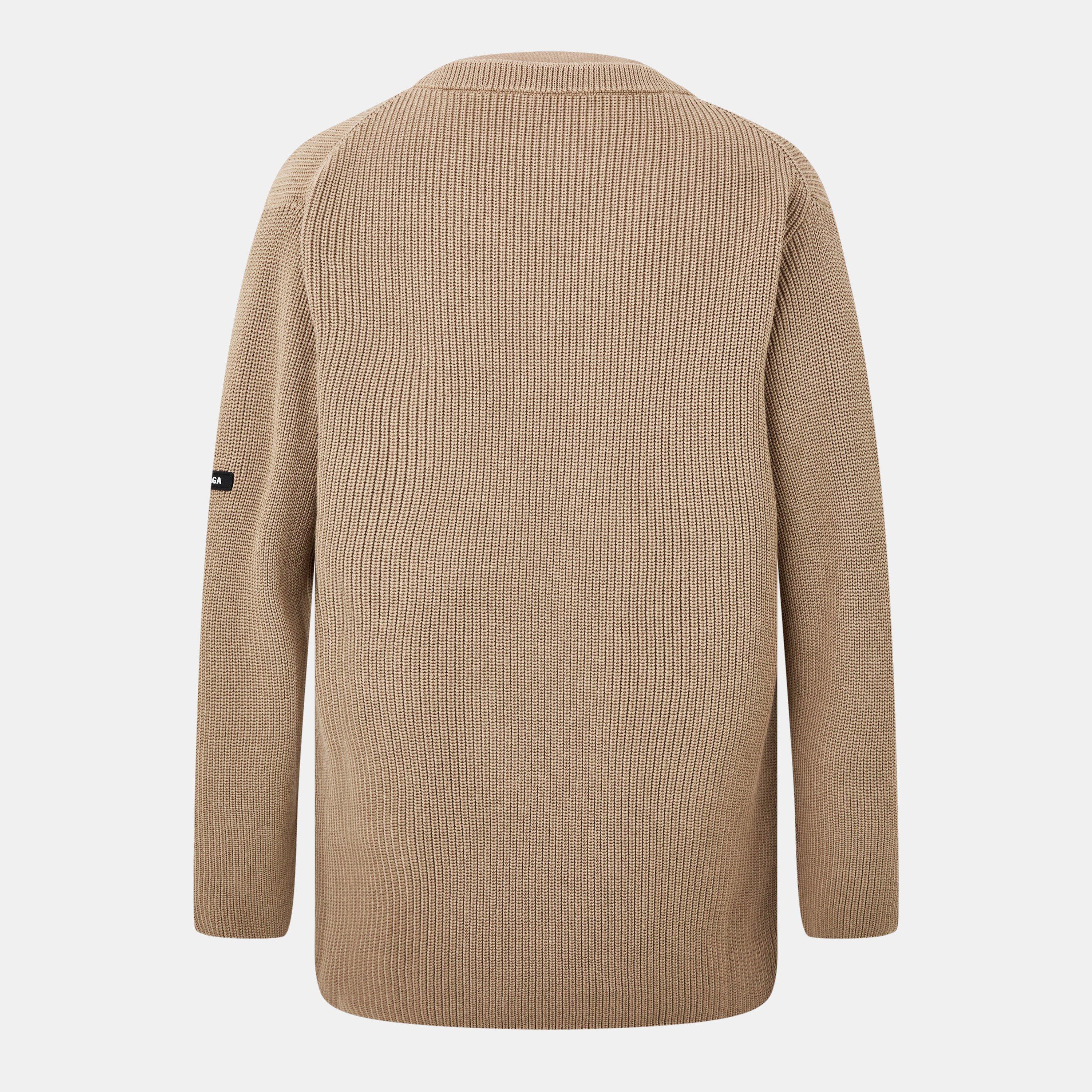 Oat Beige - Balenciaga - Men's Regular Fit T-Shirt - 2