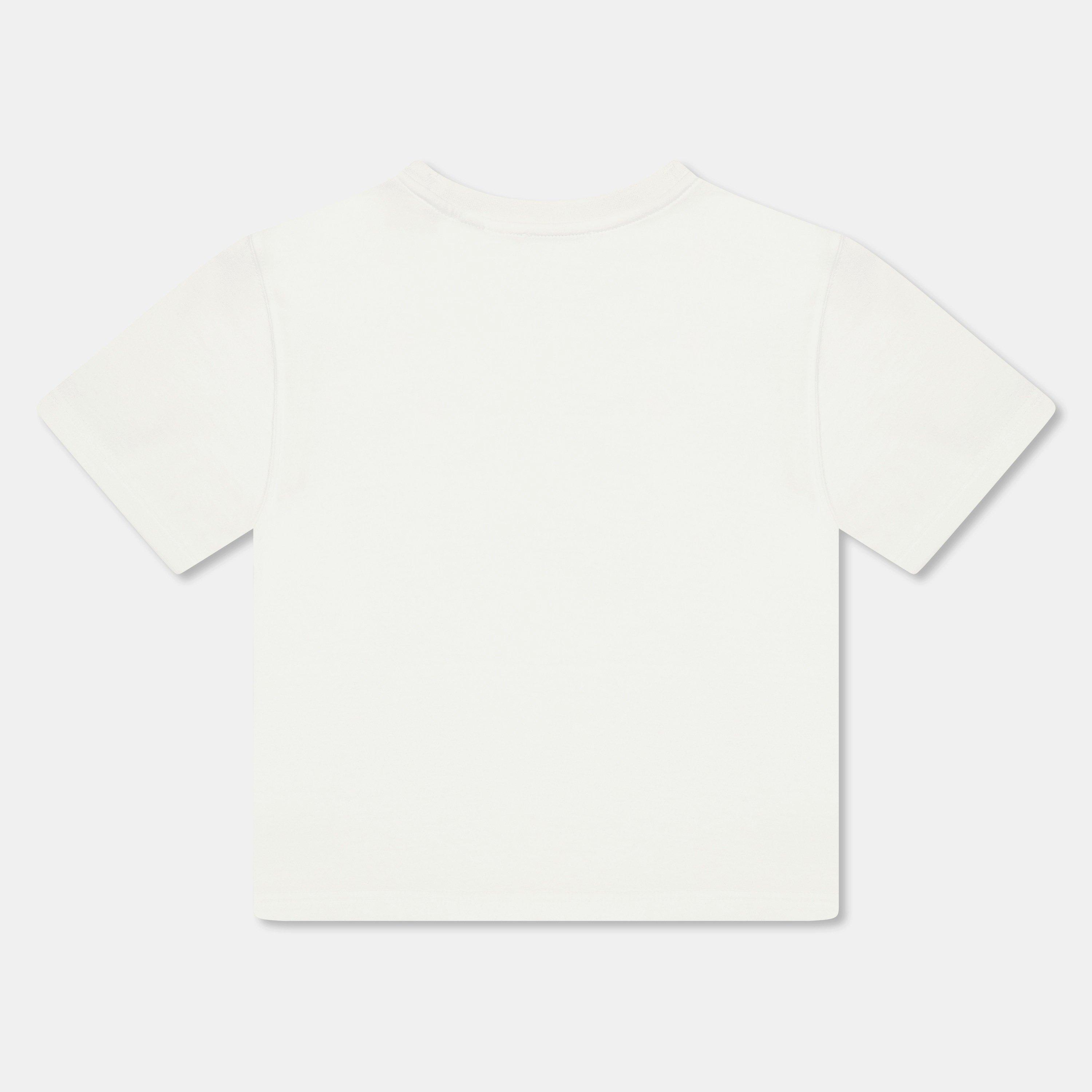White A1464 - Burberry - Unisex Kids' Burb Logo Chk T-Shirt - 2