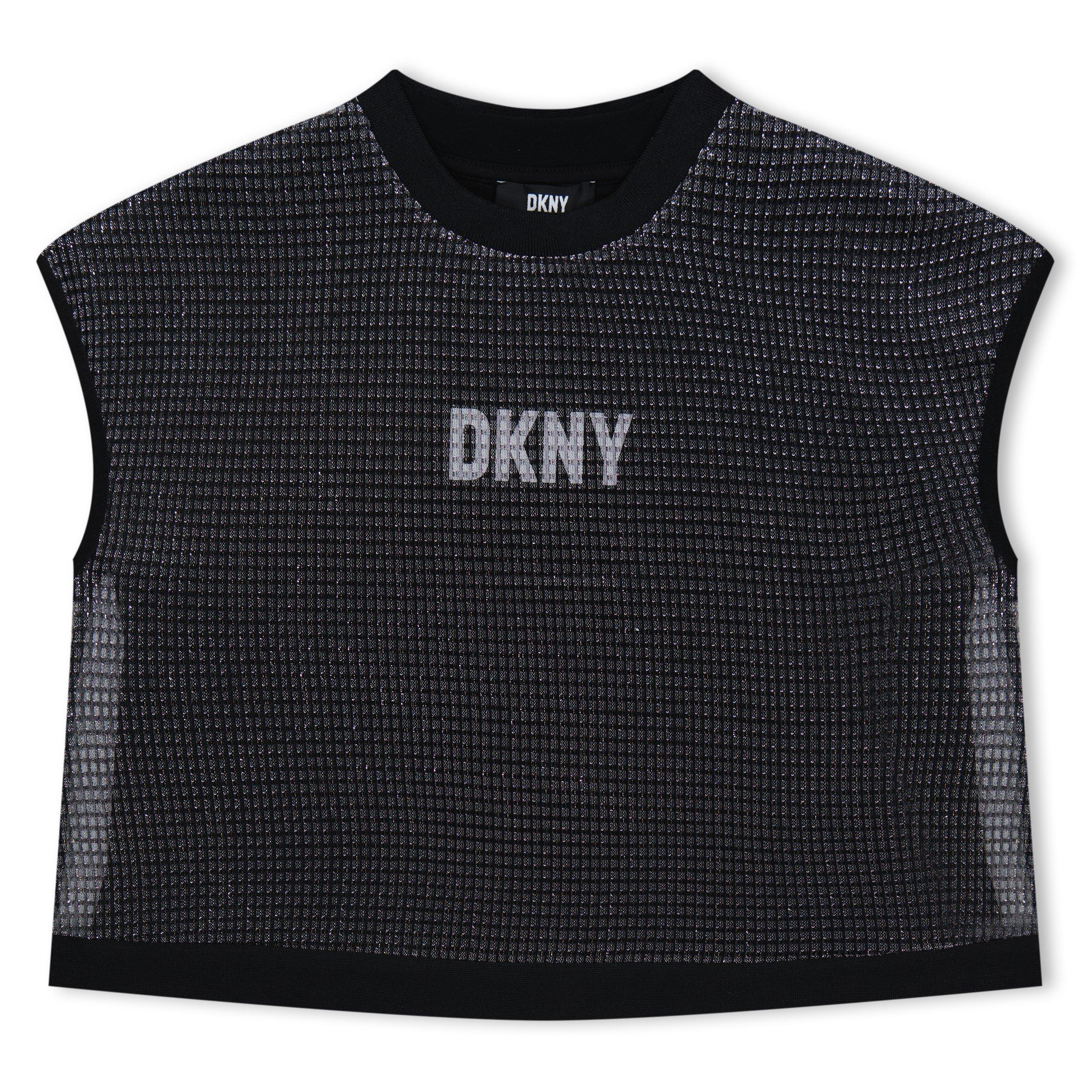 Light Grey 016 - DKNY - Kids' Logo Regular Fit T-Shirt - 1