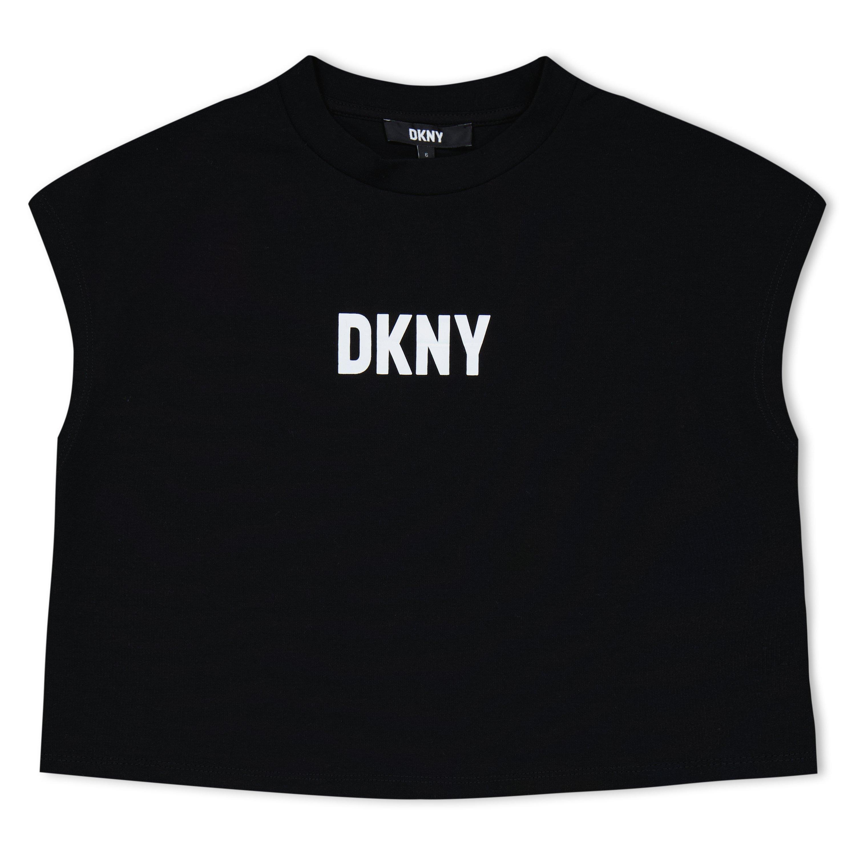 Light Grey 016 - DKNY - Kids' Logo Regular Fit T-Shirt - 3