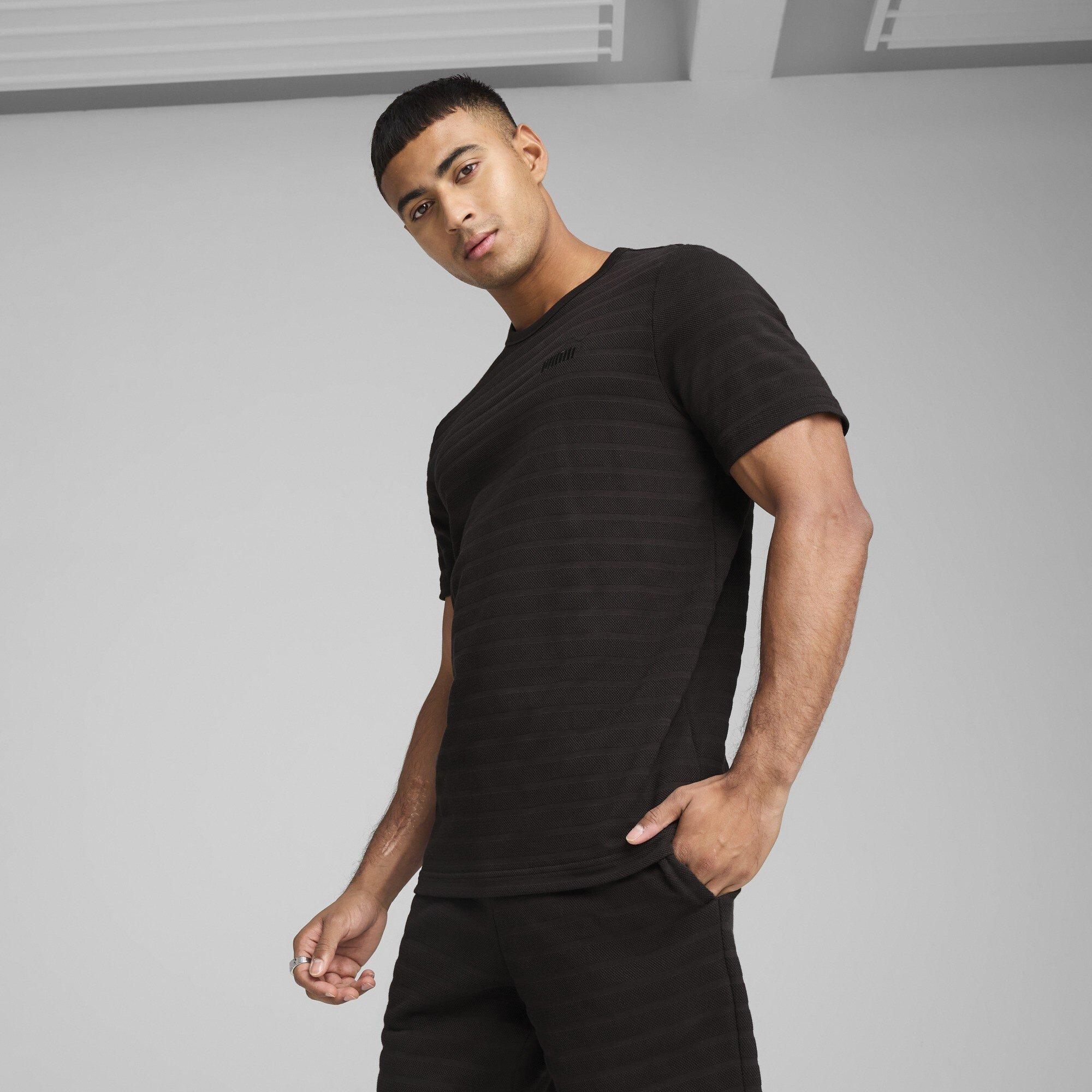 Black - Puma - Men's Elevated Tee T-Shirt - 3