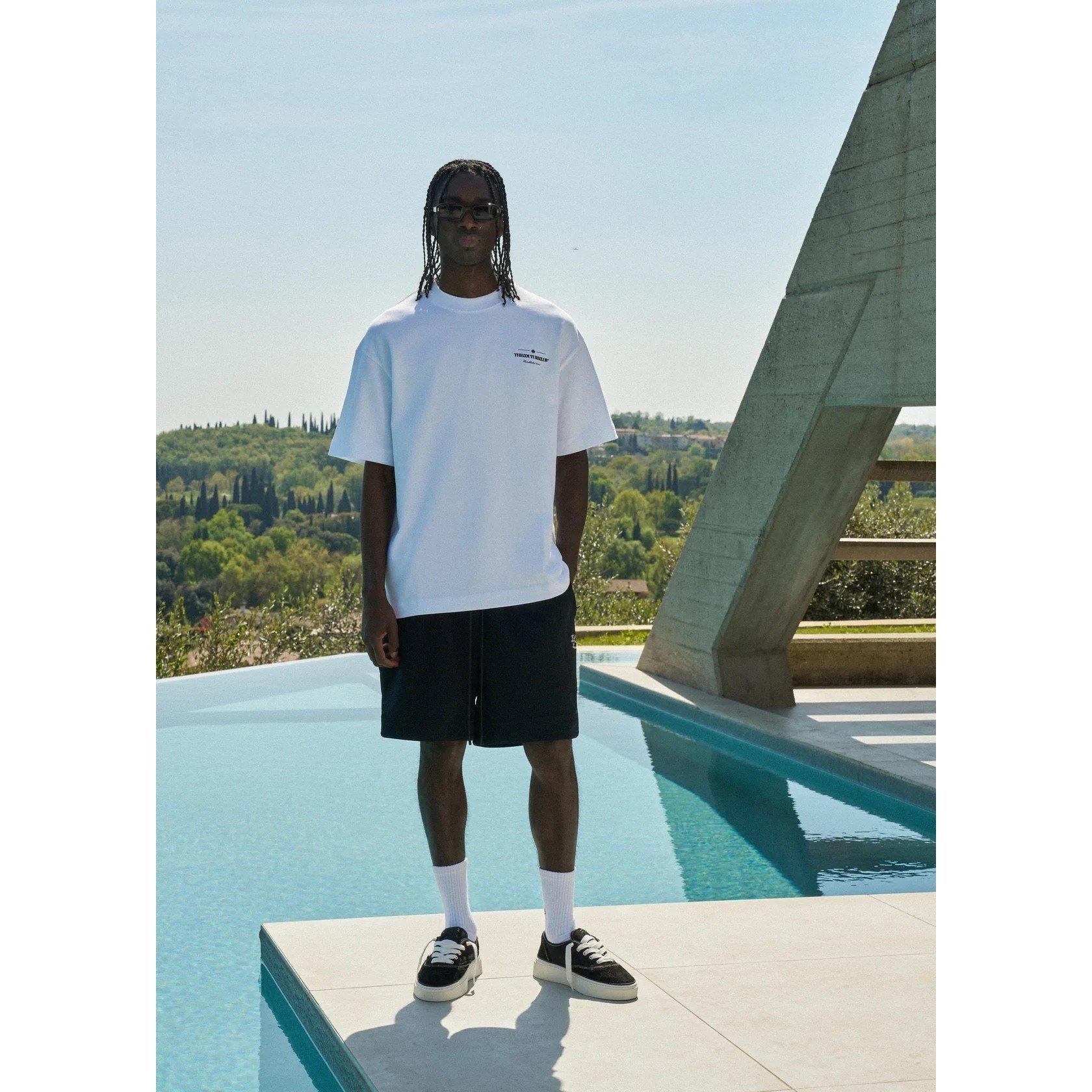 White - The Couture Club - Men's Copyright Short-Sleeve Cotton Oversized T-Shirt - 3