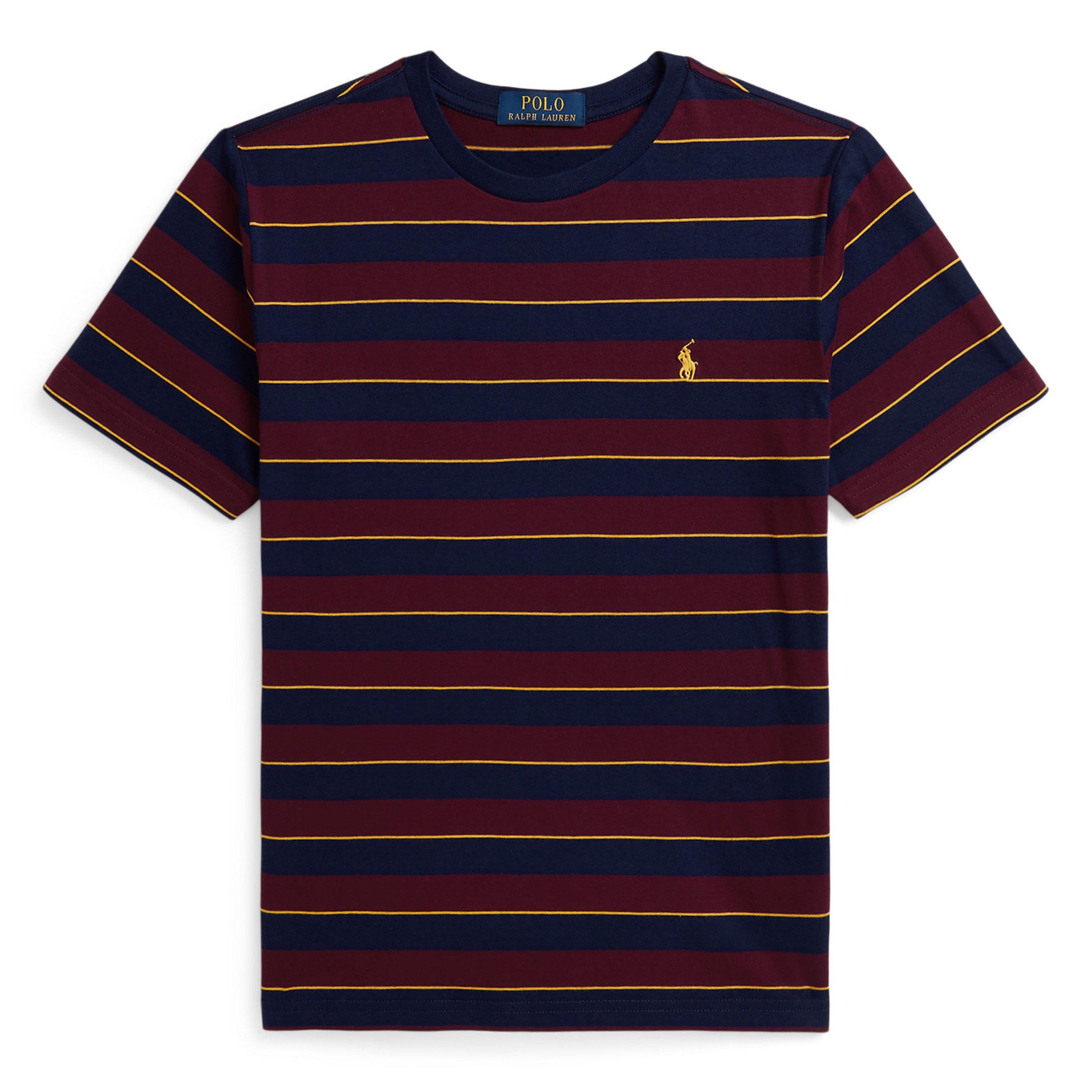 Classic Wine - Polo Ralph Lauren - Kids' Stripe Regular Fit T-Shirt - 1