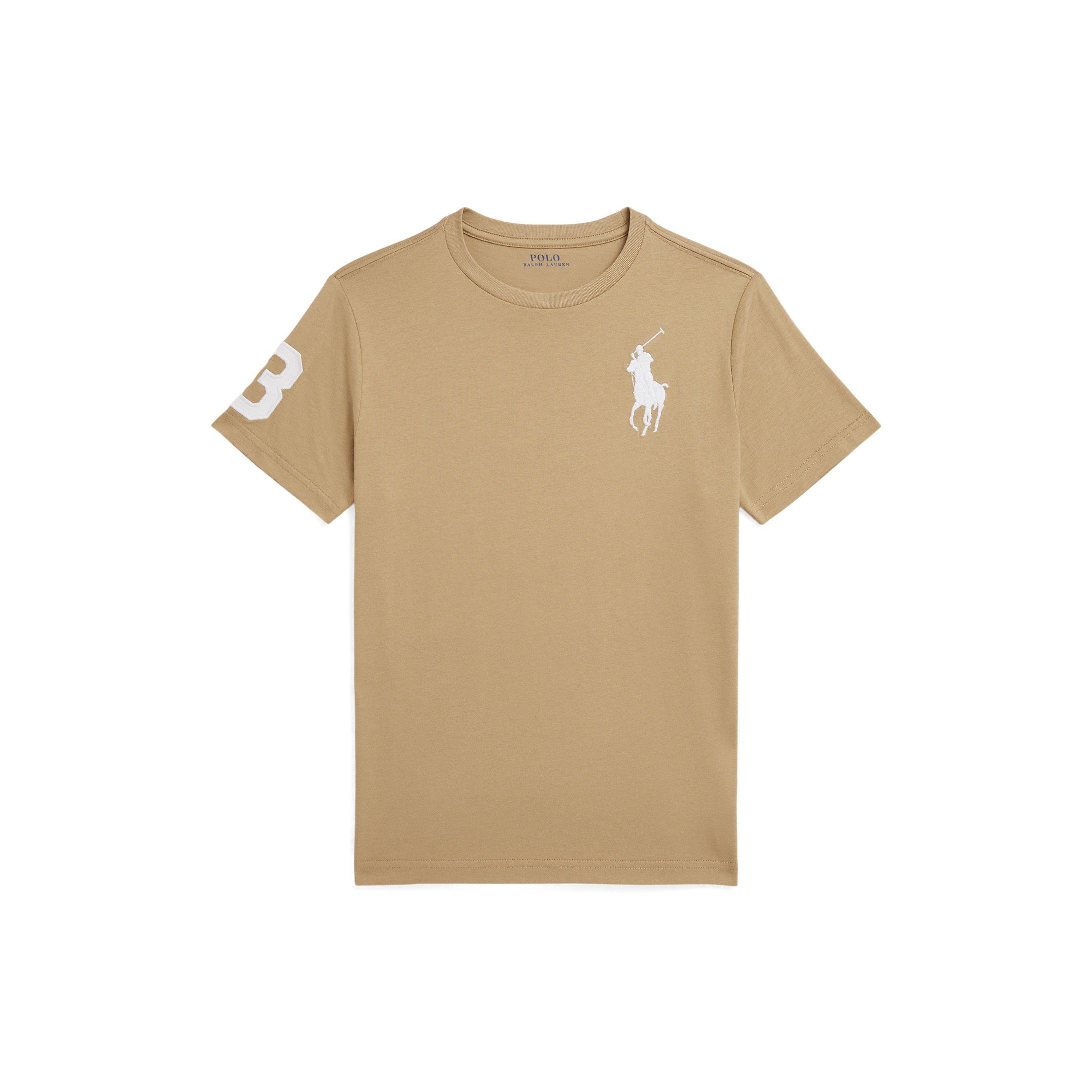 Polo Ralph Lauren  Vint Khaki Kids' Large Logo T-Shirt - 7Y/S