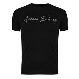 Armani Exchange AX Granatowy Tee Sn99