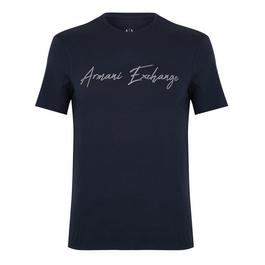 Armani Exchange AX Granatowy Tee Sn99