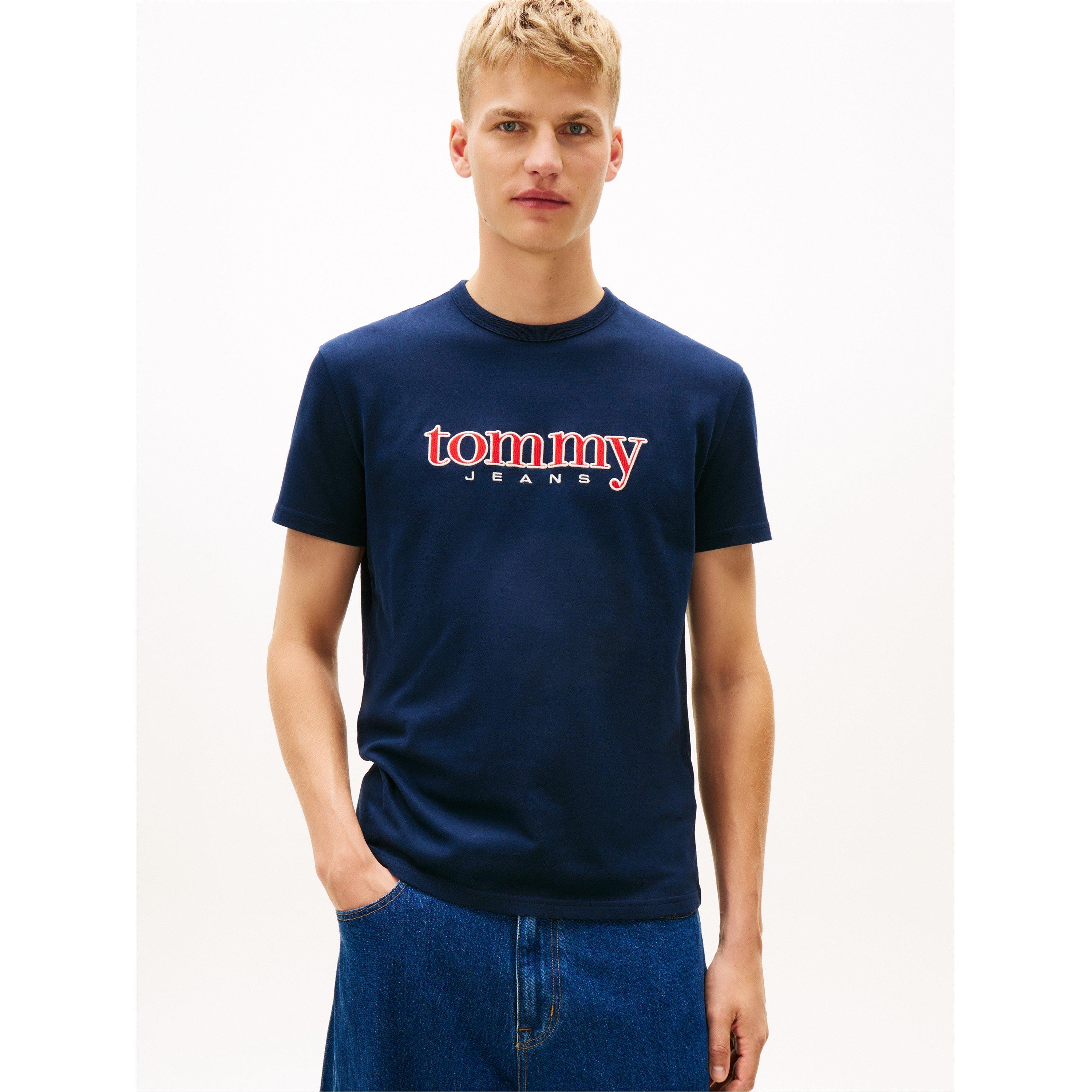 Dark Night Navy - Tommy Jeans - TJ Reg Applq Ss T Sn62 - 2