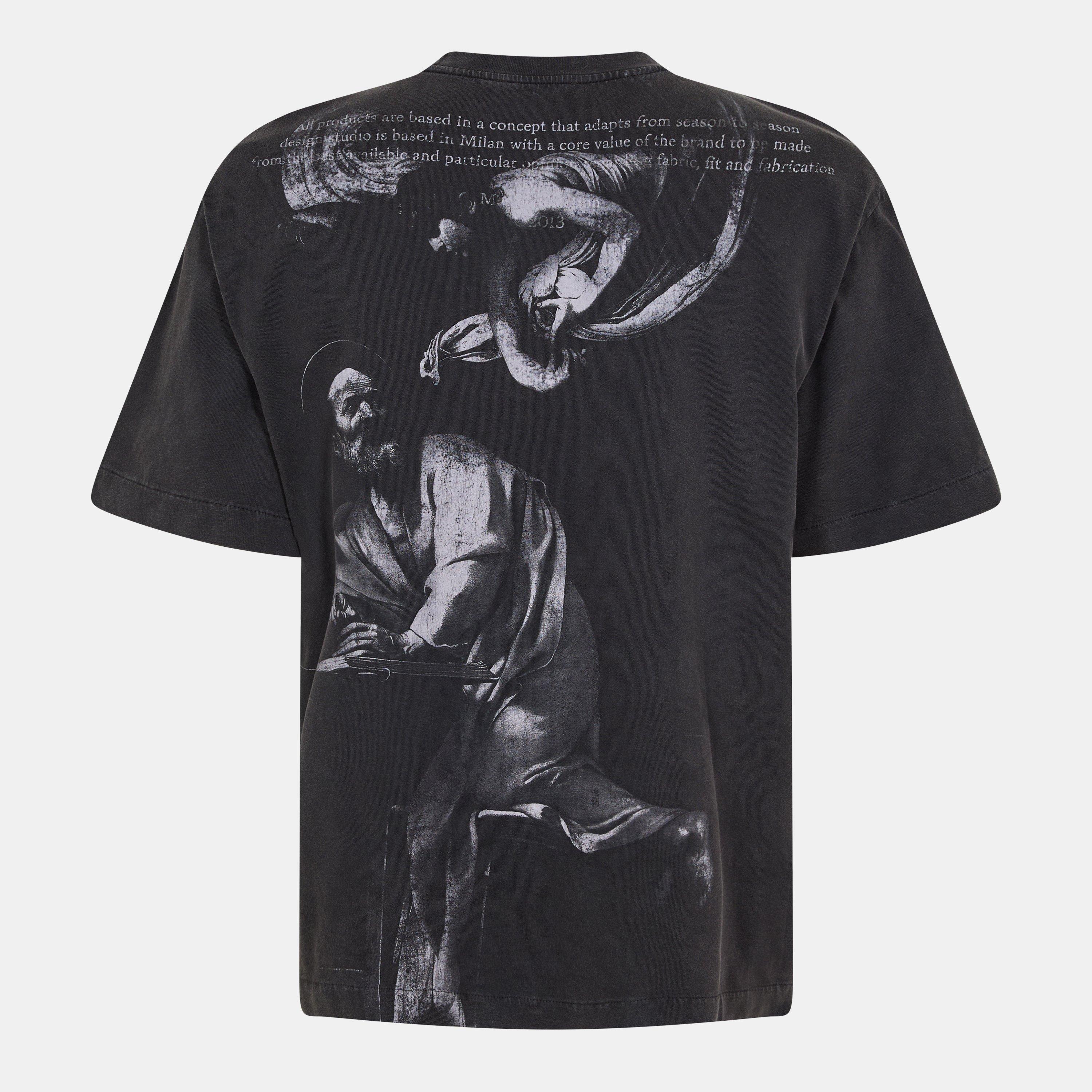 Schwarz/Grau - Off White - Men's Regular Fit T-Shirt - 2