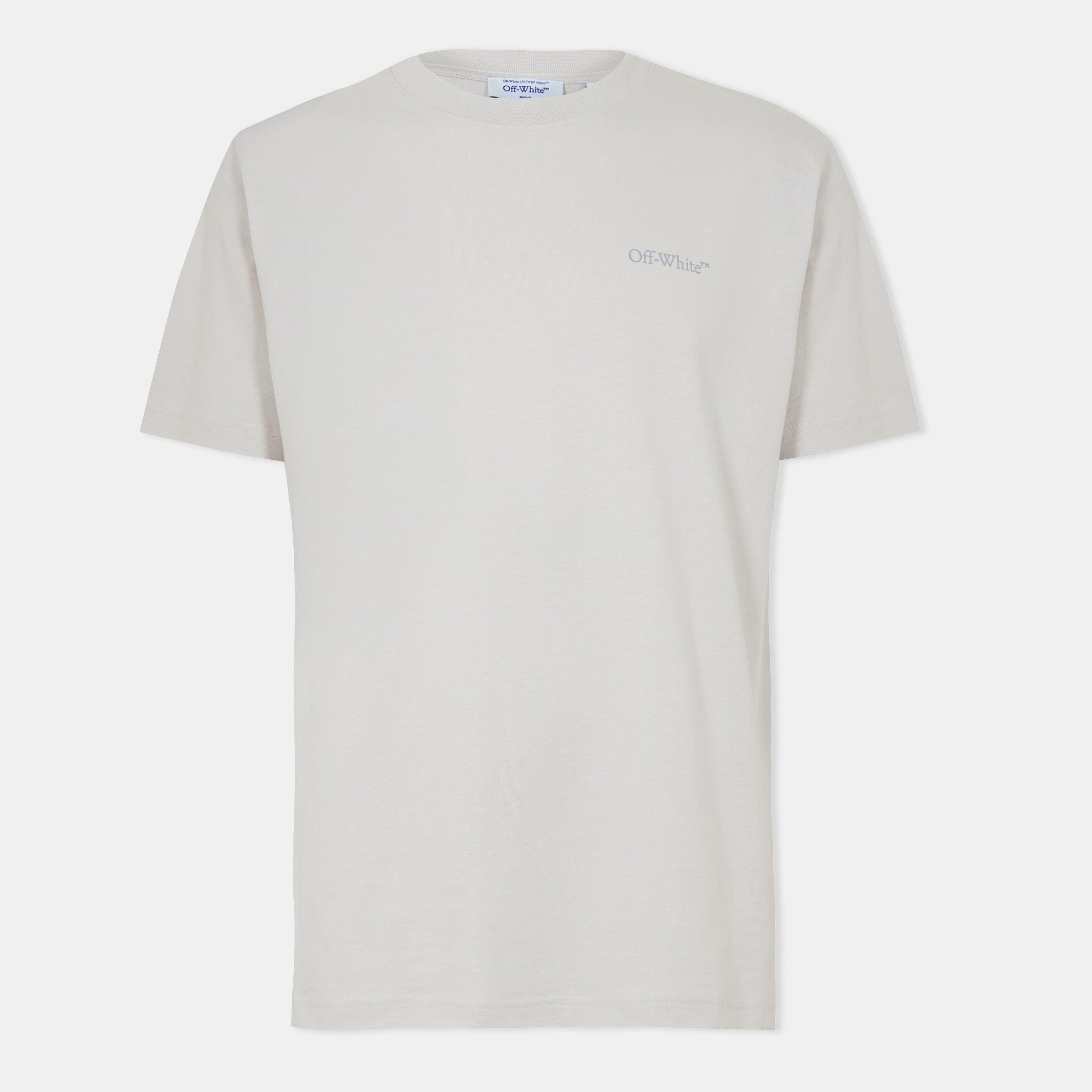 Stone/Anthrc - Off White - Men's Bookish Slim T-Shirt - 1