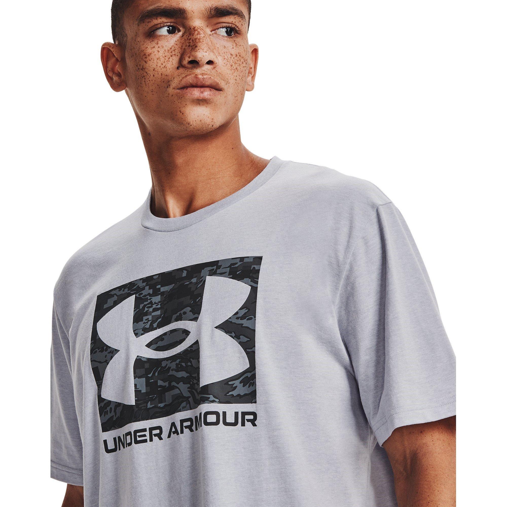 Grau - Under Armour - ABC Camo Boxed Logo Short Sleeve - 5