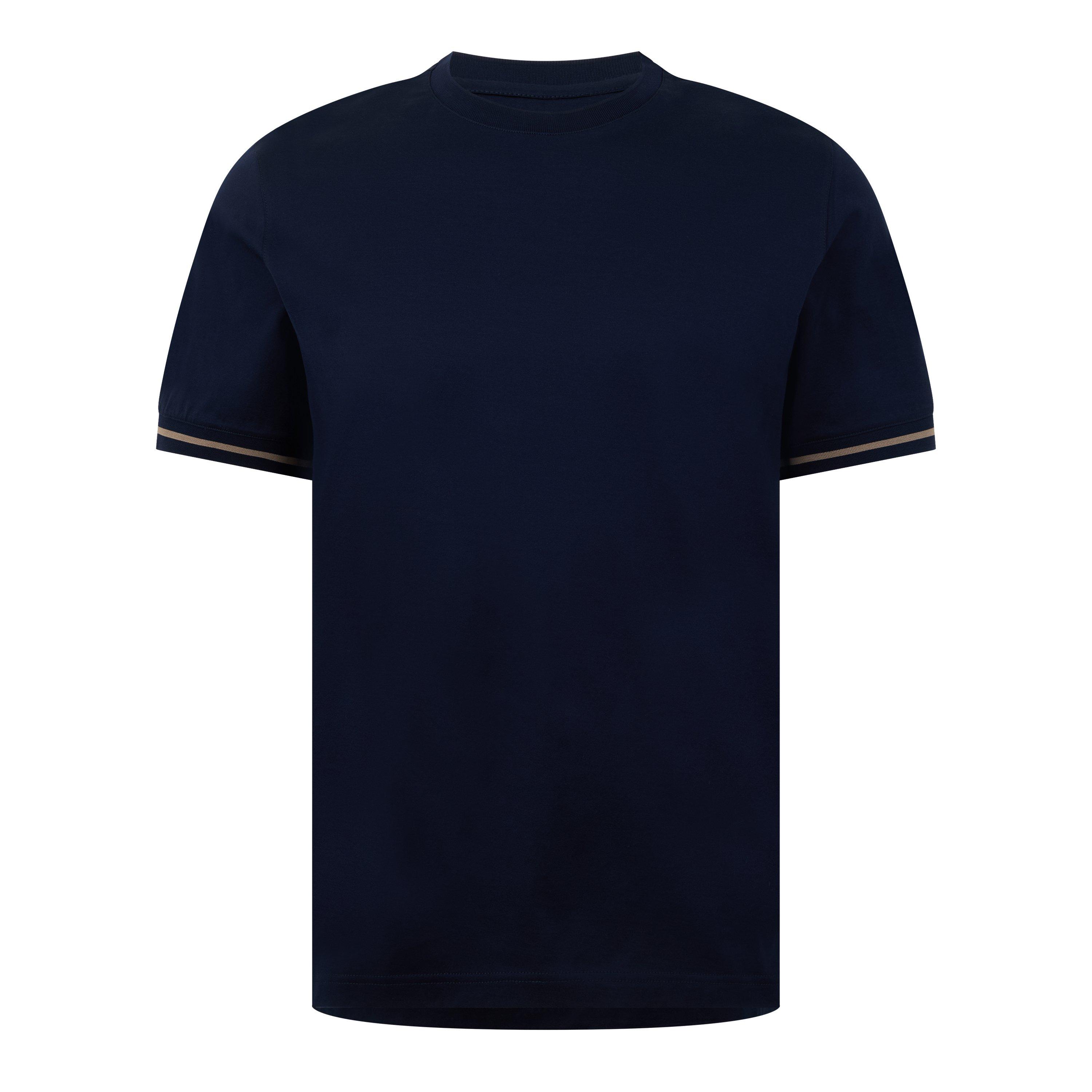 Deep Navy - Armani Exchange - Men's Logo Regular Fit T-Shirt - 1