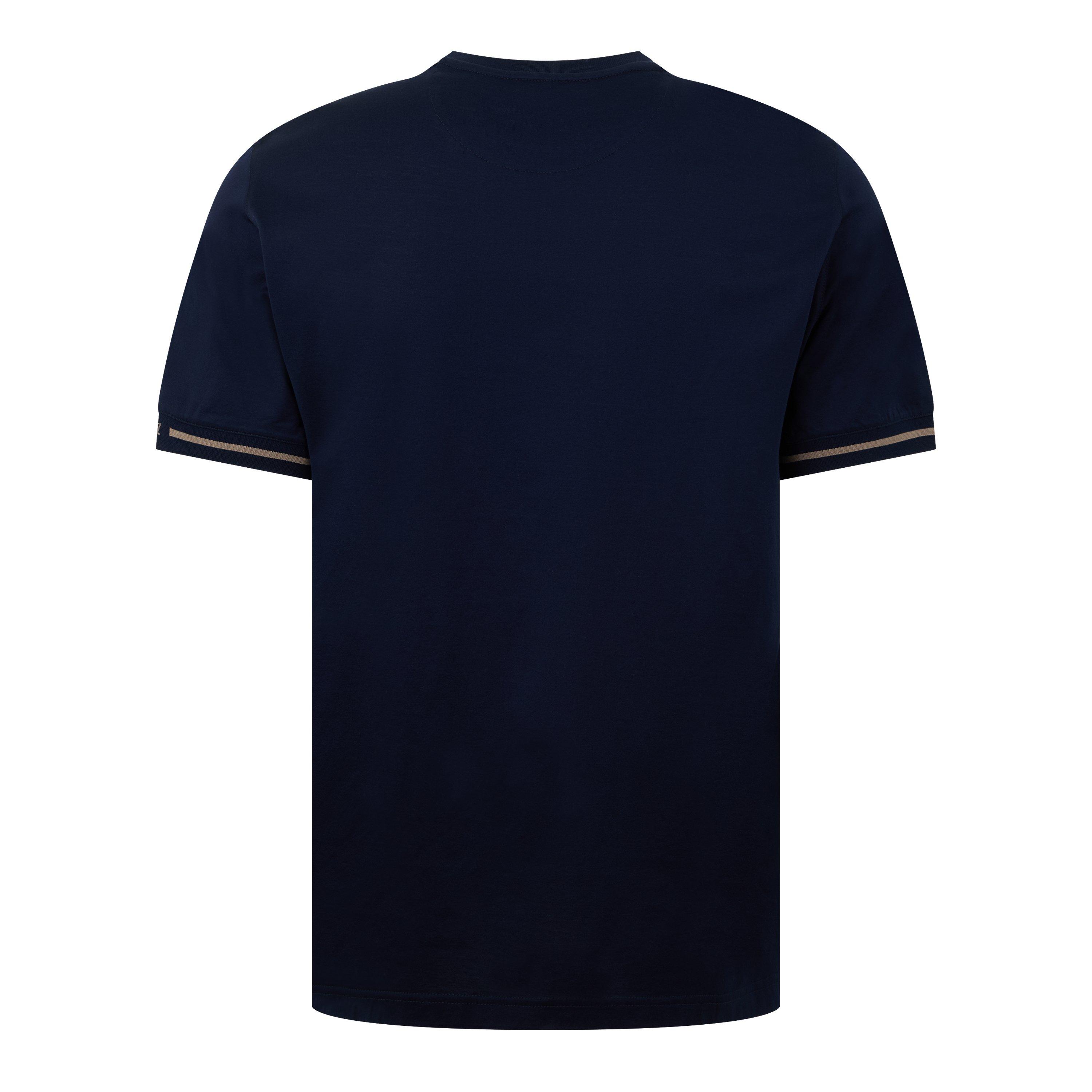 Deep Navy - Armani Exchange - Men's Logo Regular Fit T-Shirt - 2