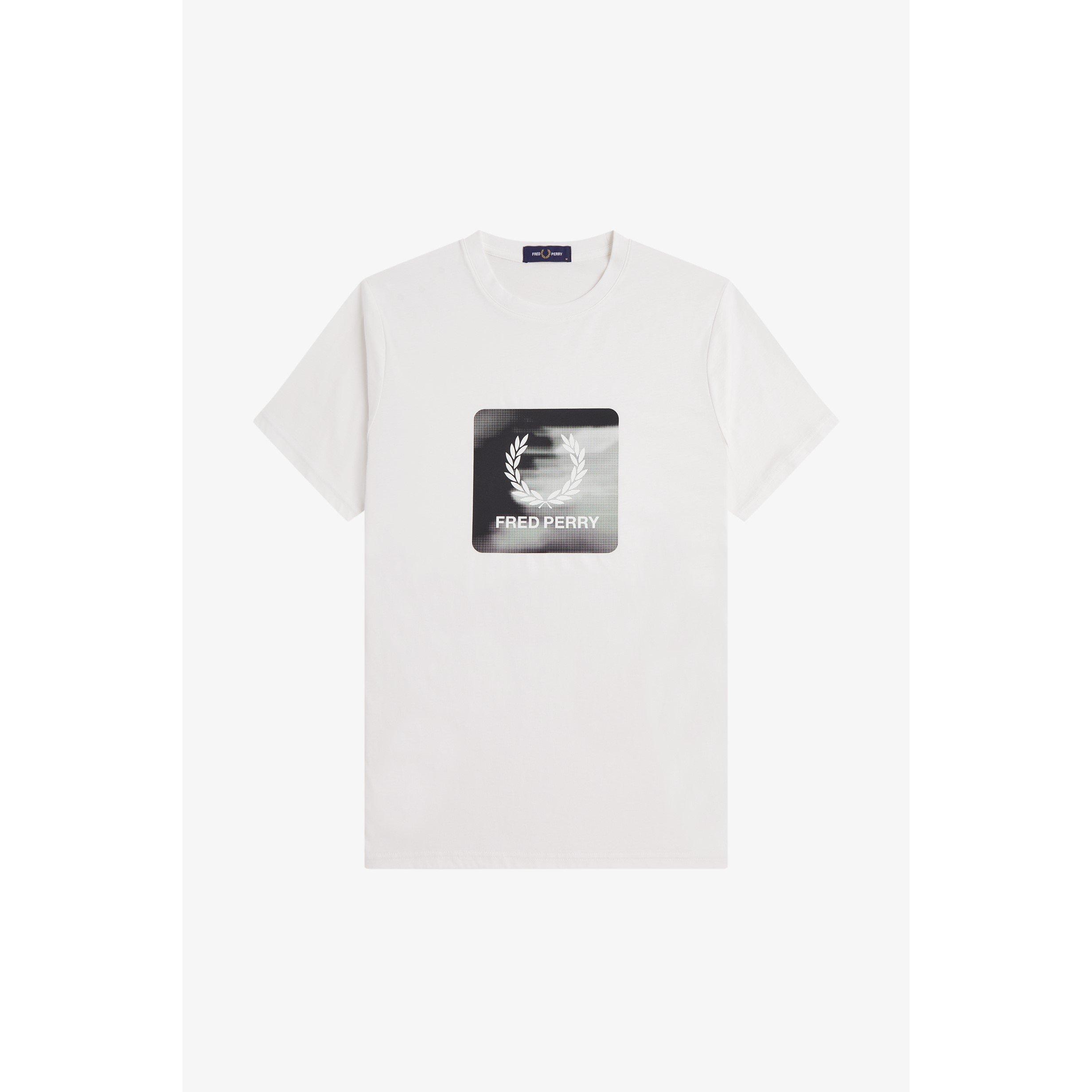 White 129 - Fred Perry - Fred Digital T Sn64 - 1