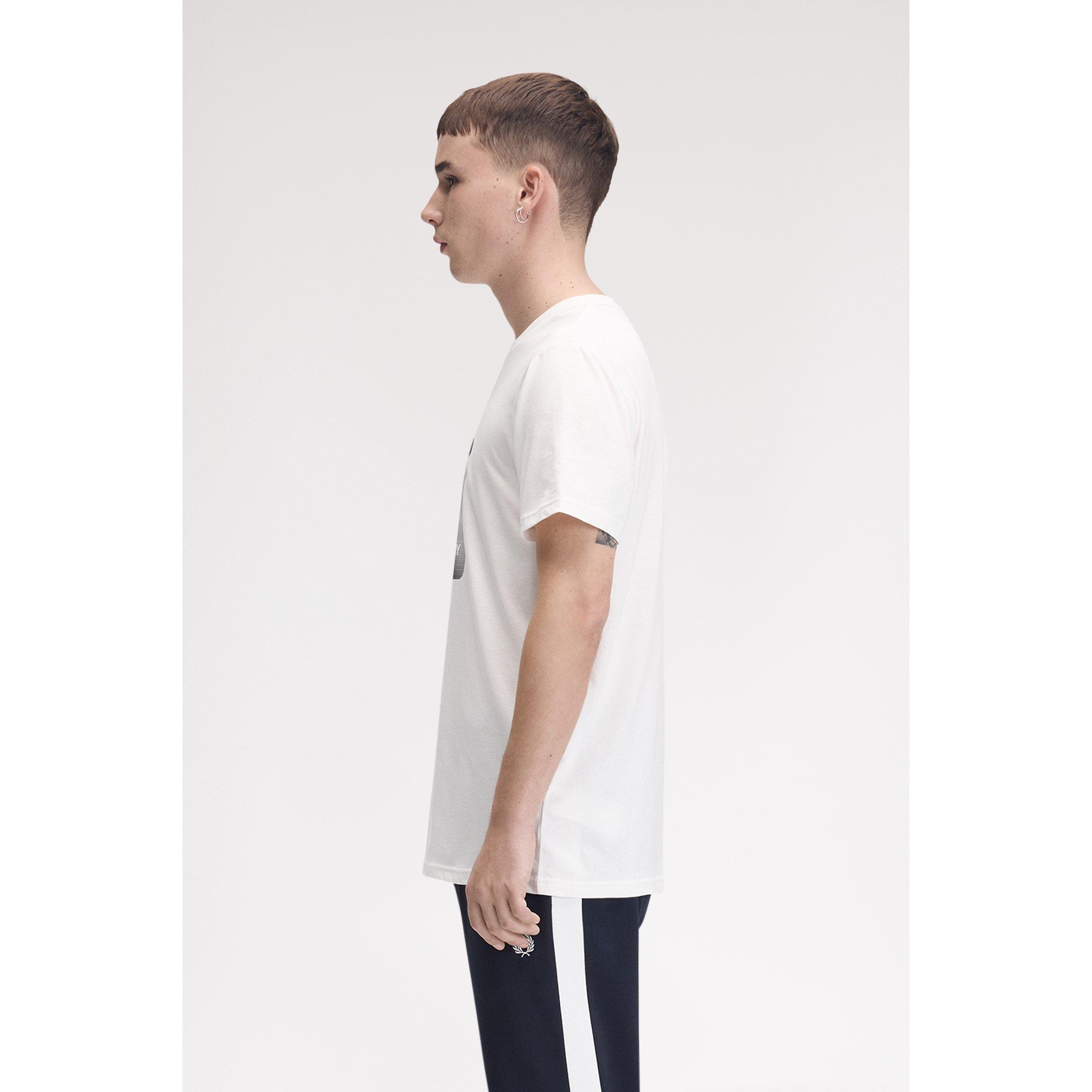 White 129 - Fred Perry - Fred Digital T Sn64 - 4